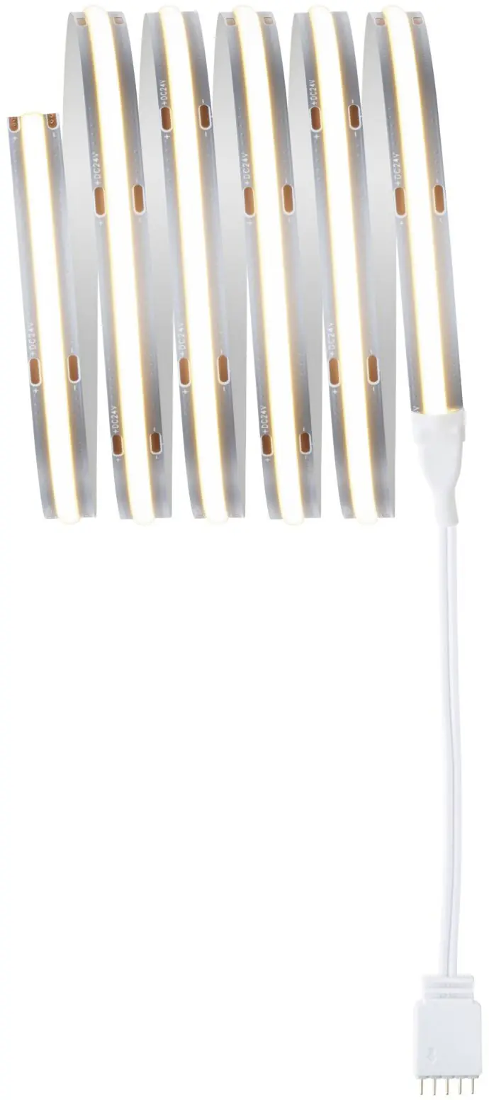 Paulmann MaxLED 1000 Stripe-Basisset 1,5 m warmweiß Full-Line COB silber