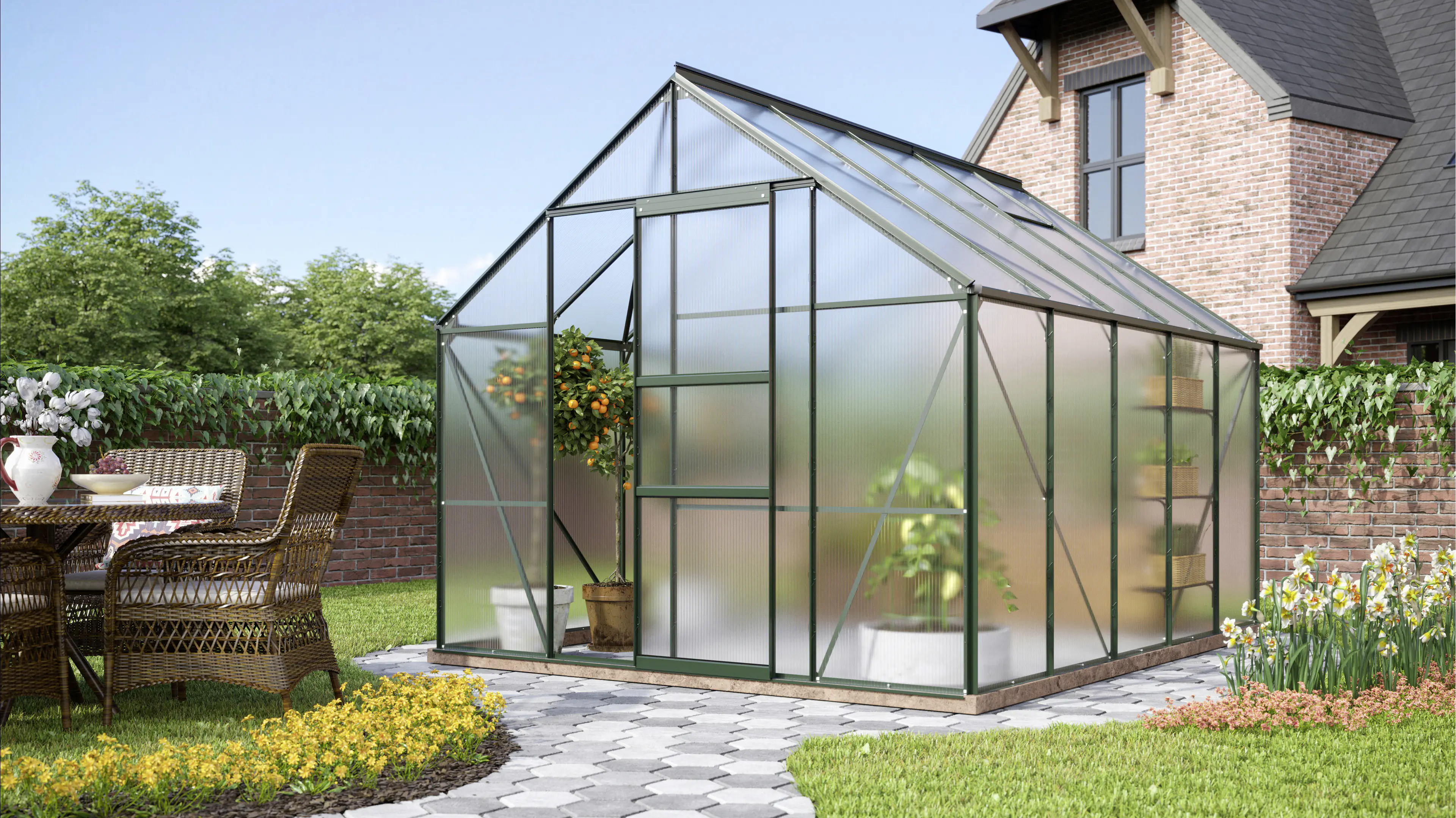 Vitavia Gewächshaus Merkur 8300 254 x 317 cm 6 mm HPK