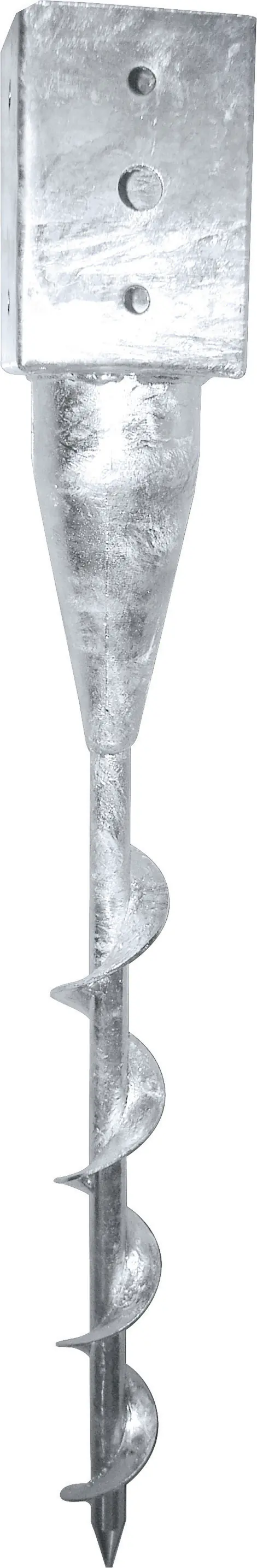Floraworld Einschraubbodenhülse 80 cm für 9 x 9 cm Pfosten feuerverzinkt