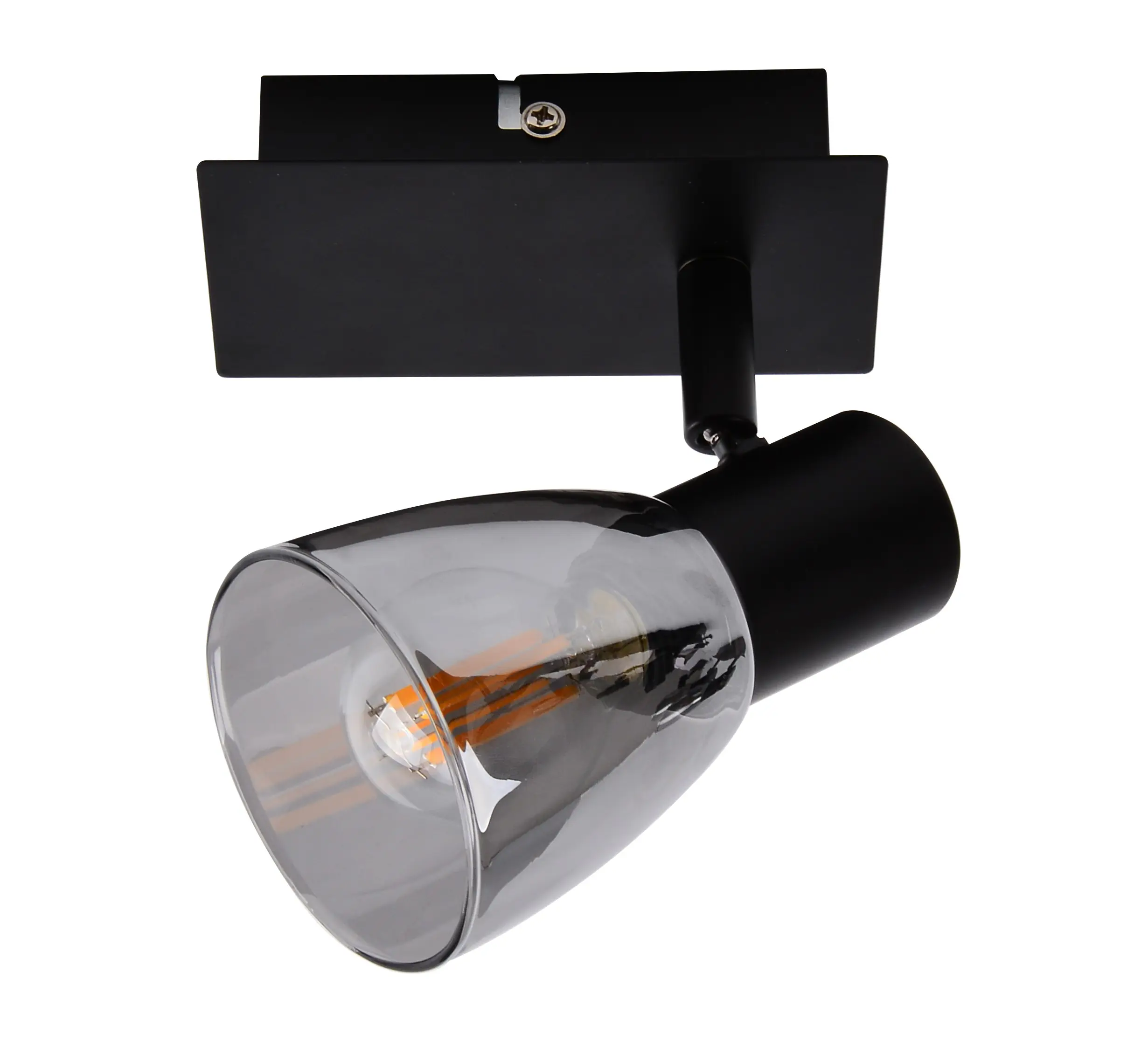 Primaster Wandlampe 1er LED Spot Miami E14 12 x 12,5 cm schwarz  Primaster Wandlampe 1er LED Spot Miami E14 12 x 12,5 cm schwarz