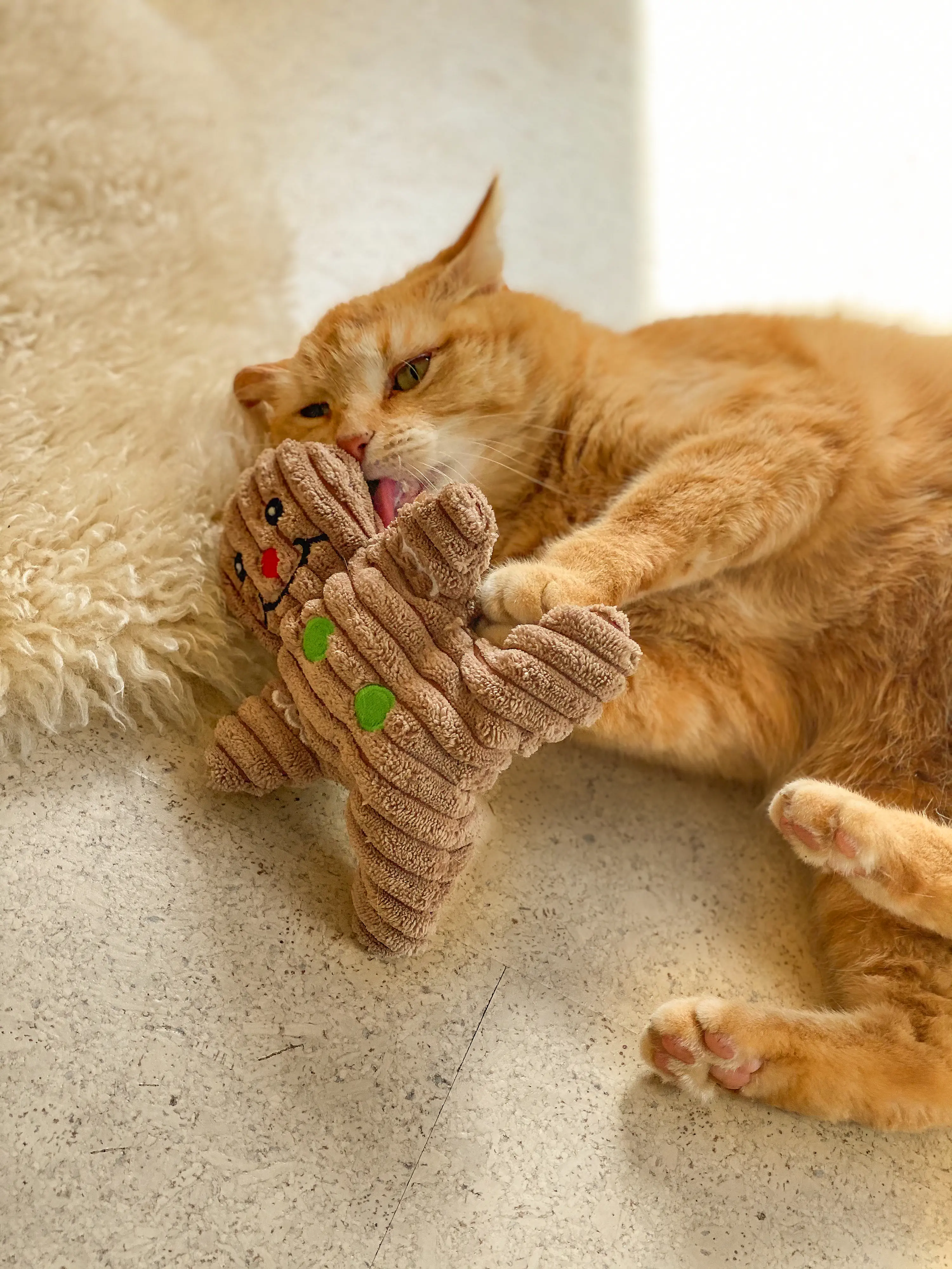 Aumüller Katzenspielzeug Lebkuchenmann 17 cm braun Aumüller Katzenspielzeug Lebkuchenmann 17 cm braun