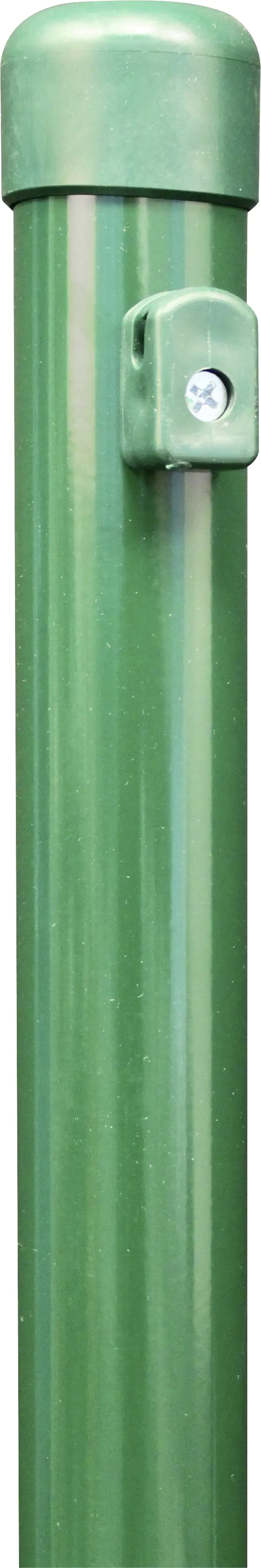 Alberts Zaunpfahl für Maschendrahtzäune 225 cm Ø 42 mm grün