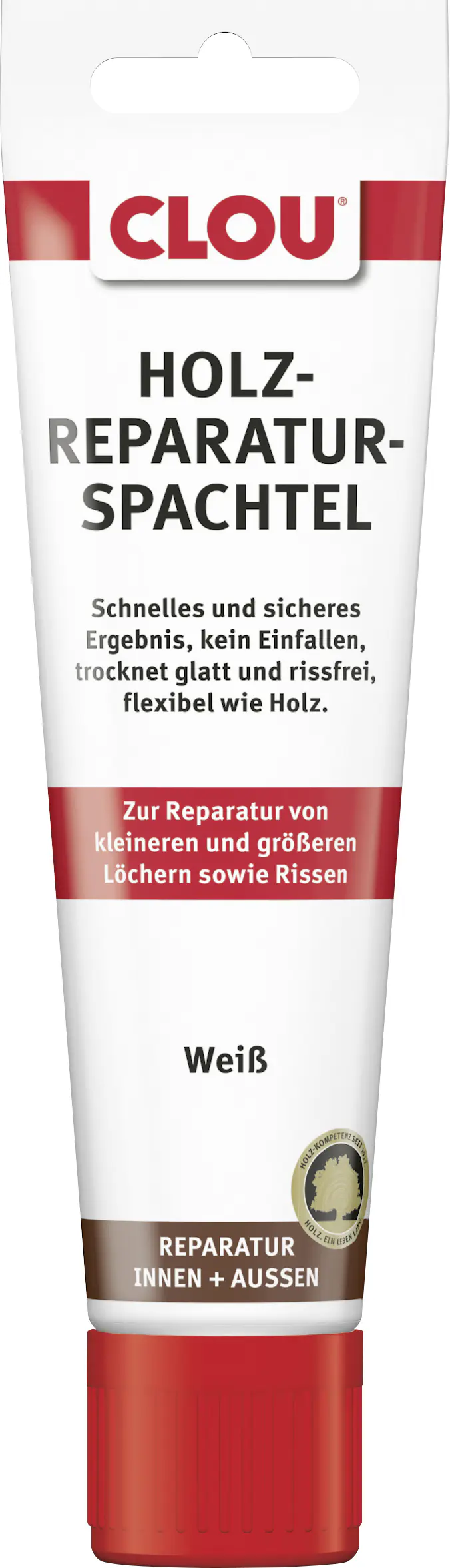 Clou Holzreparatur-Spachtel 55 g weiß Clou Holzreparatur-Spachtel 55 g weiß