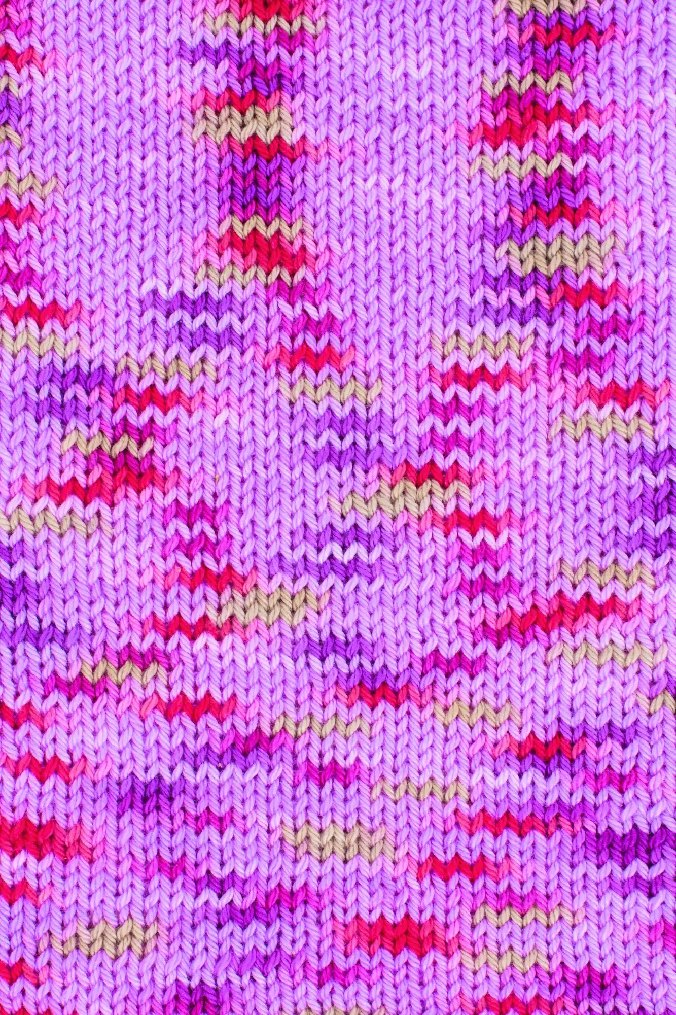 Gründl Wolle Cotton Quick print 50 g rosa-fuchsia multicolor