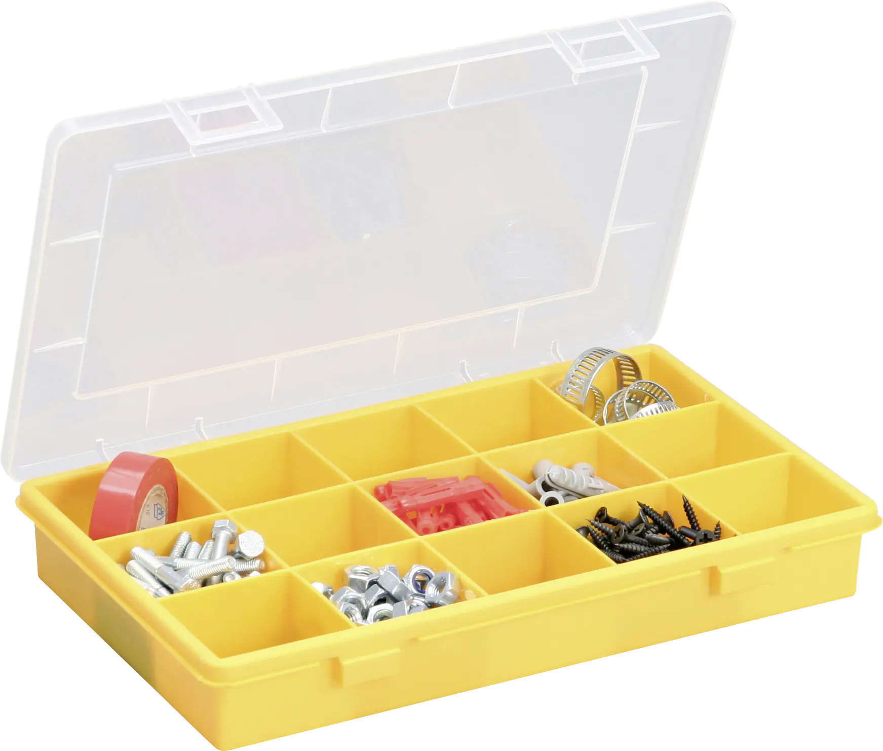 Allit Sortimentskasten 15 Fächer EuroPlus Basic 29/15 gelb
