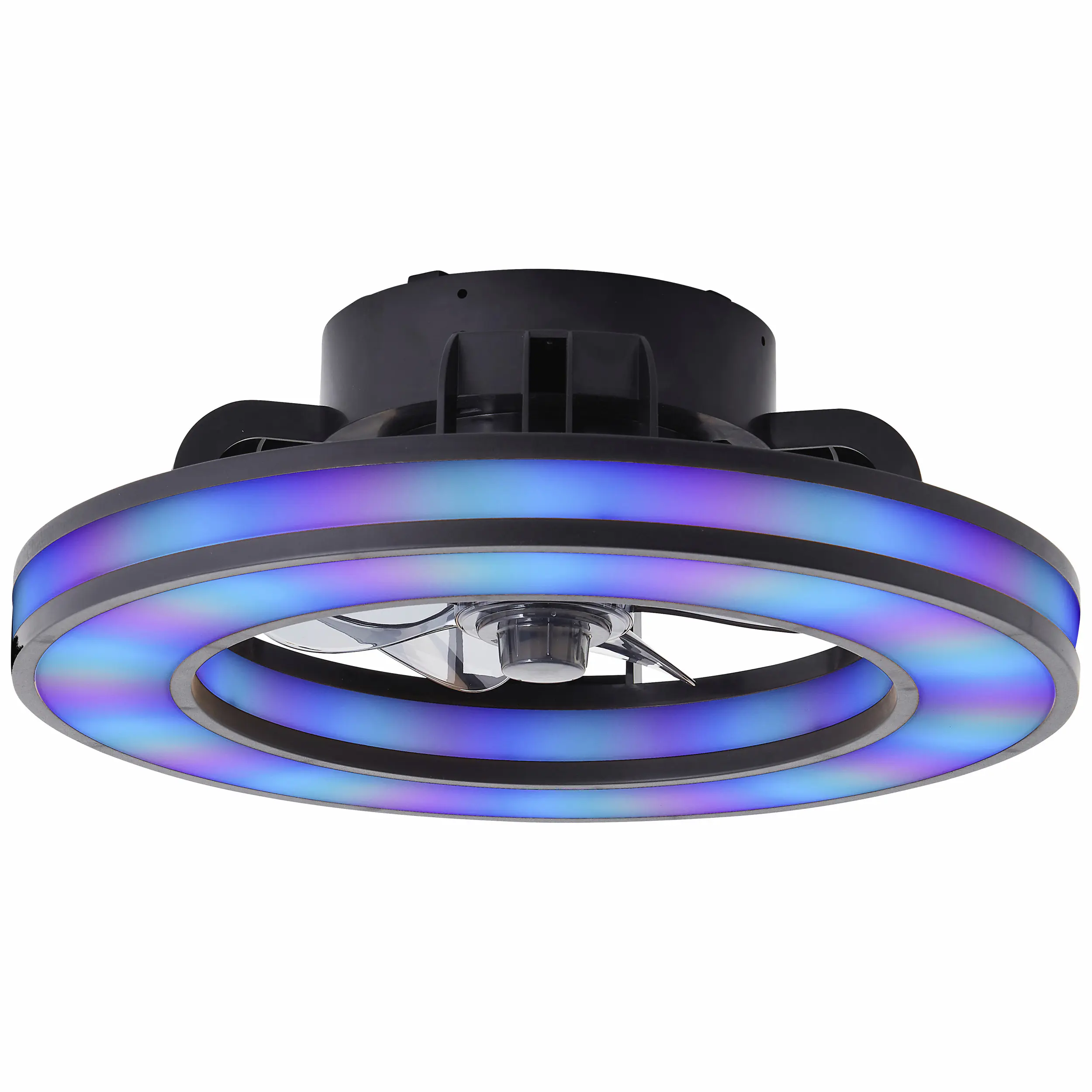 Brilliant LED Deckenleuchte mit Ventilator Mondello Ø 42 cm 26 W schwarz Brilliant LED Deckenleuchte mit Ventilator Mondello Ø 42 cm 26 W schwarz