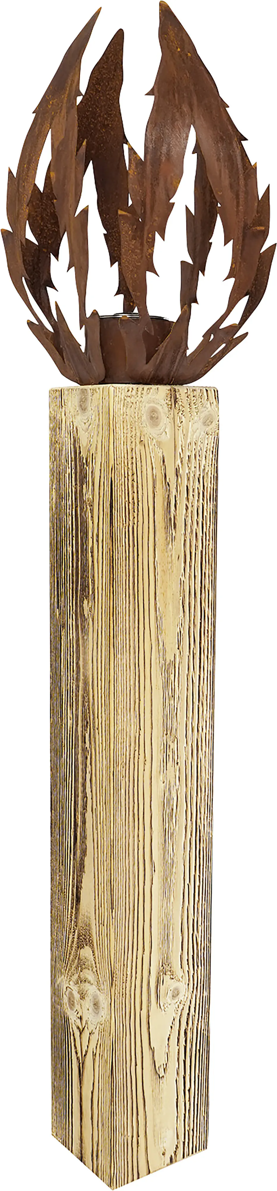 Badeko Kerze Sankt Ulrich 145 x 27 cm rostbraun