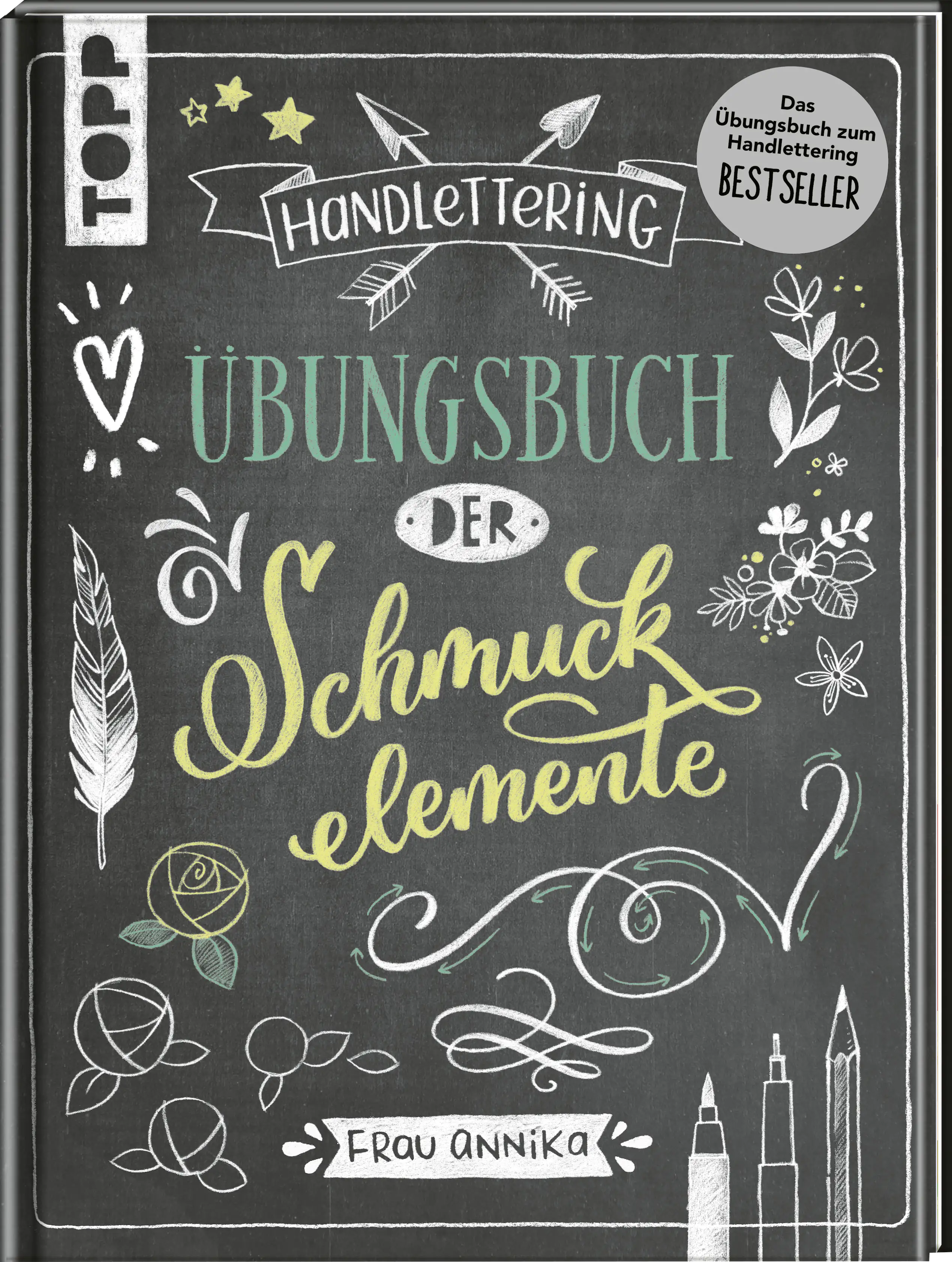 Handlettering -Übungsbuch der Schmuckelemente