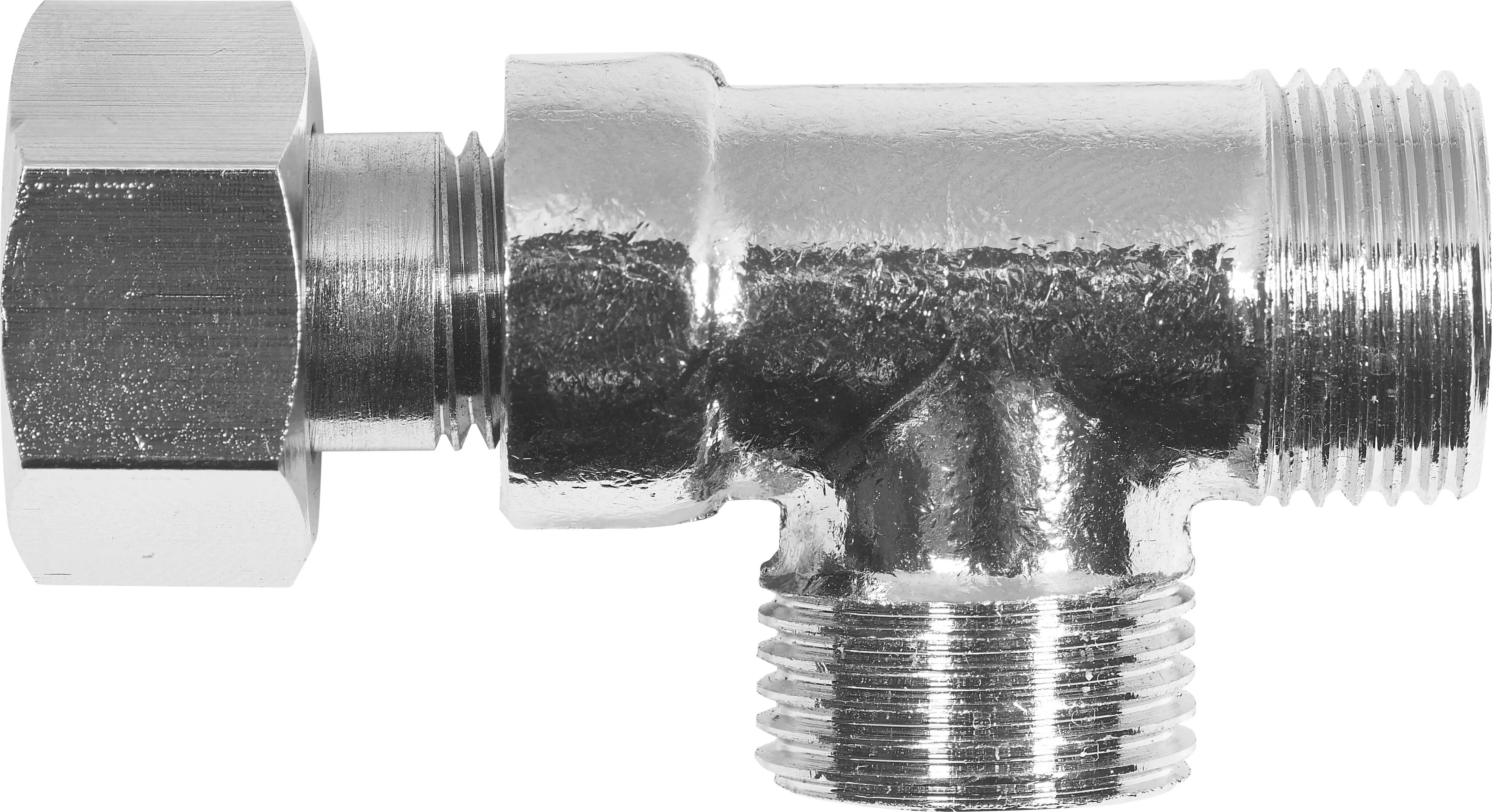 Cornat T-Stück verchromt  3/8" IG 3/8" AG x ø 10 mm