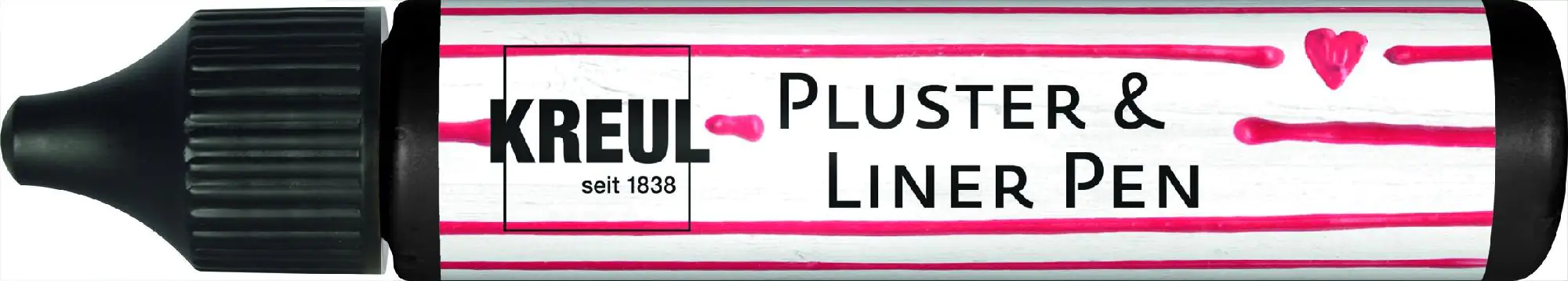 Kreul PicTixx Pluster & LinerPen schwarz 29 ml
