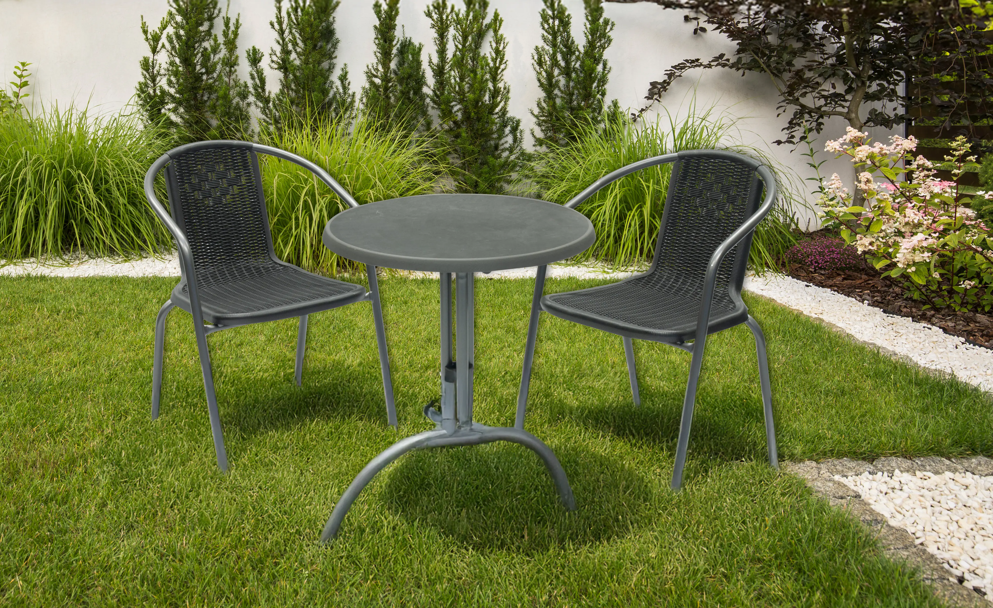 Balkonmöbel-Set Emilia 3-teilig