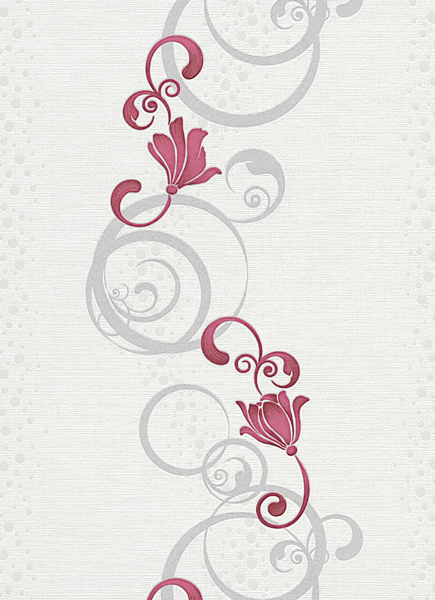 Erismann Vliestapete 13287-20 Floral weiß rot 10,05 x 0,53 m Erismann Vliestapete 13287-20 Floral weiß rot 10,05 x 0,53 m
