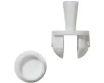 Gardinia Vorhangschienen-Zubehör-Set 2-läufig, weiß, 250 cm