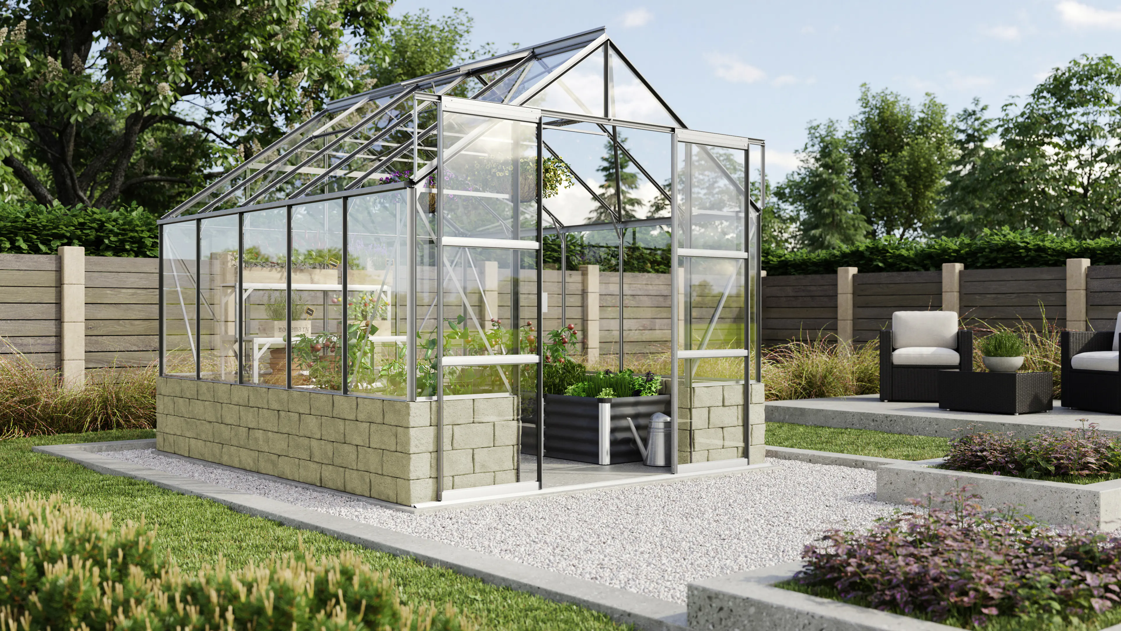 Vitavia Gewächshaus Cassandra 8300 257 x 324 cm 3 mm Sicherheitsglas Vitavia Gewächshaus Cassandra 8300 257 x 324 cm 3 mm Sicherheitsglas