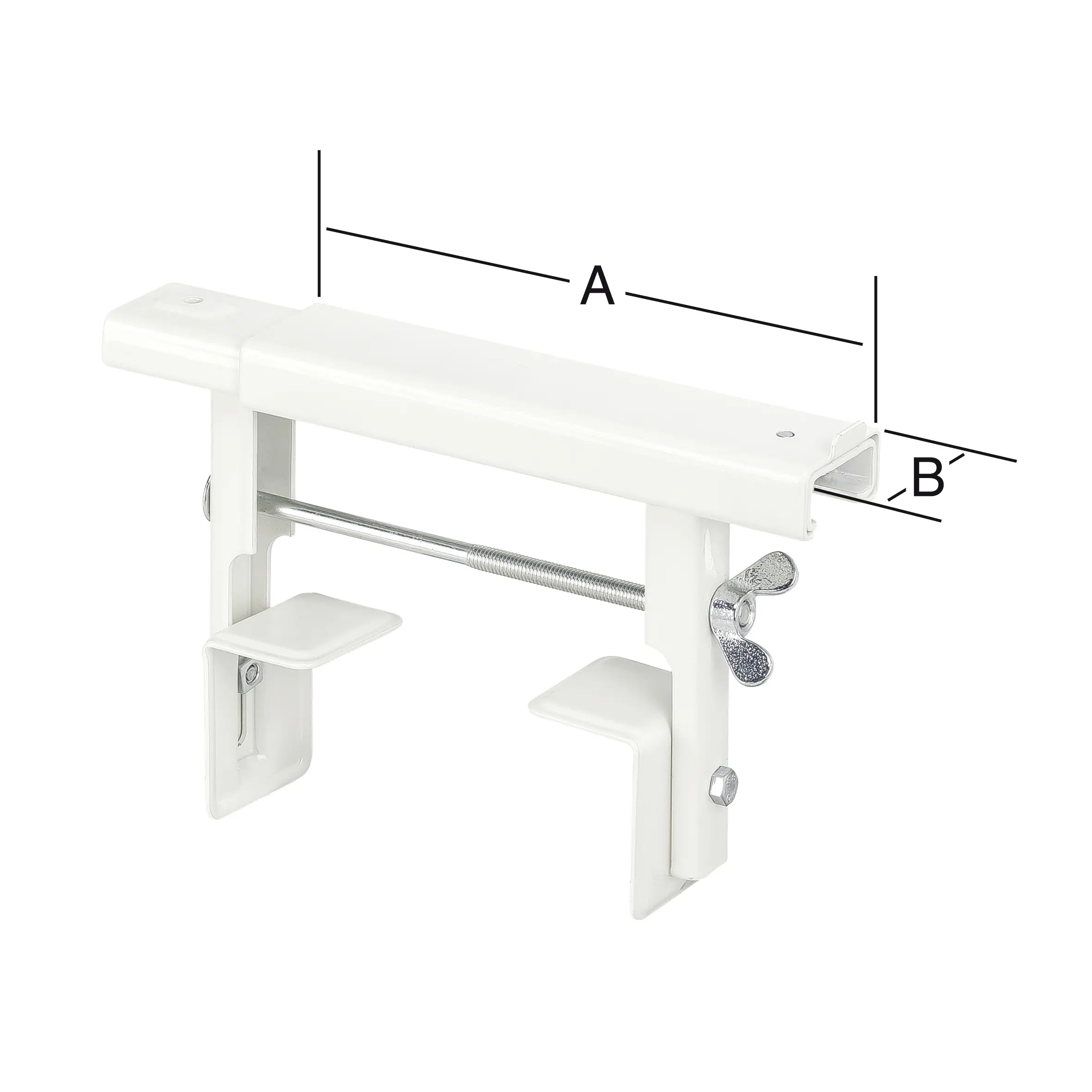 Vormann Universal-Heizkörperkonsolen weiß 19 x 3.5 cm