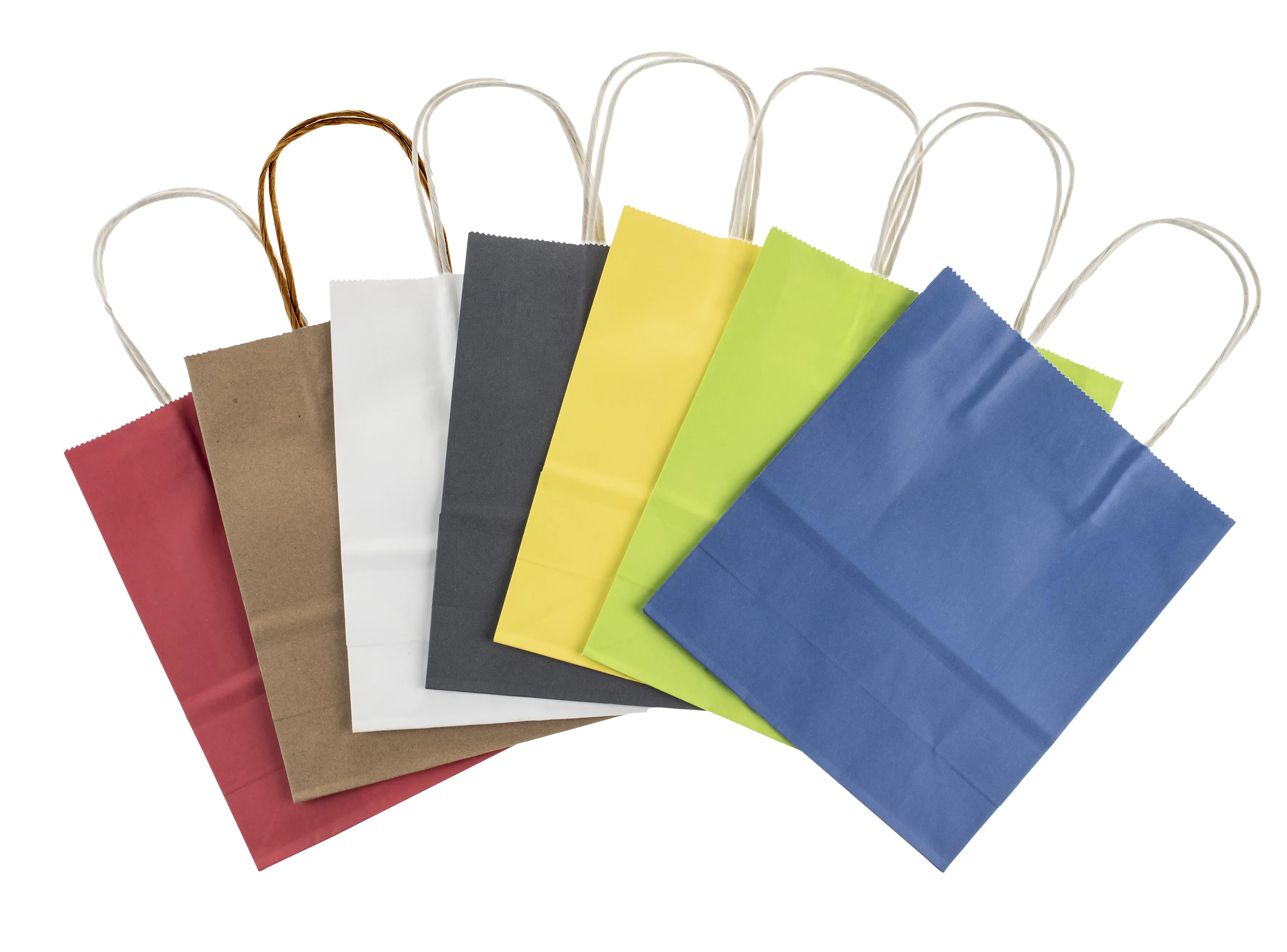 Glorex Papiertragetasche mit Kordelgriff 18 x 21 x 8 cm 7 Stück