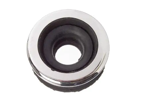 Spülrohrverbinder Gummi, schwarz