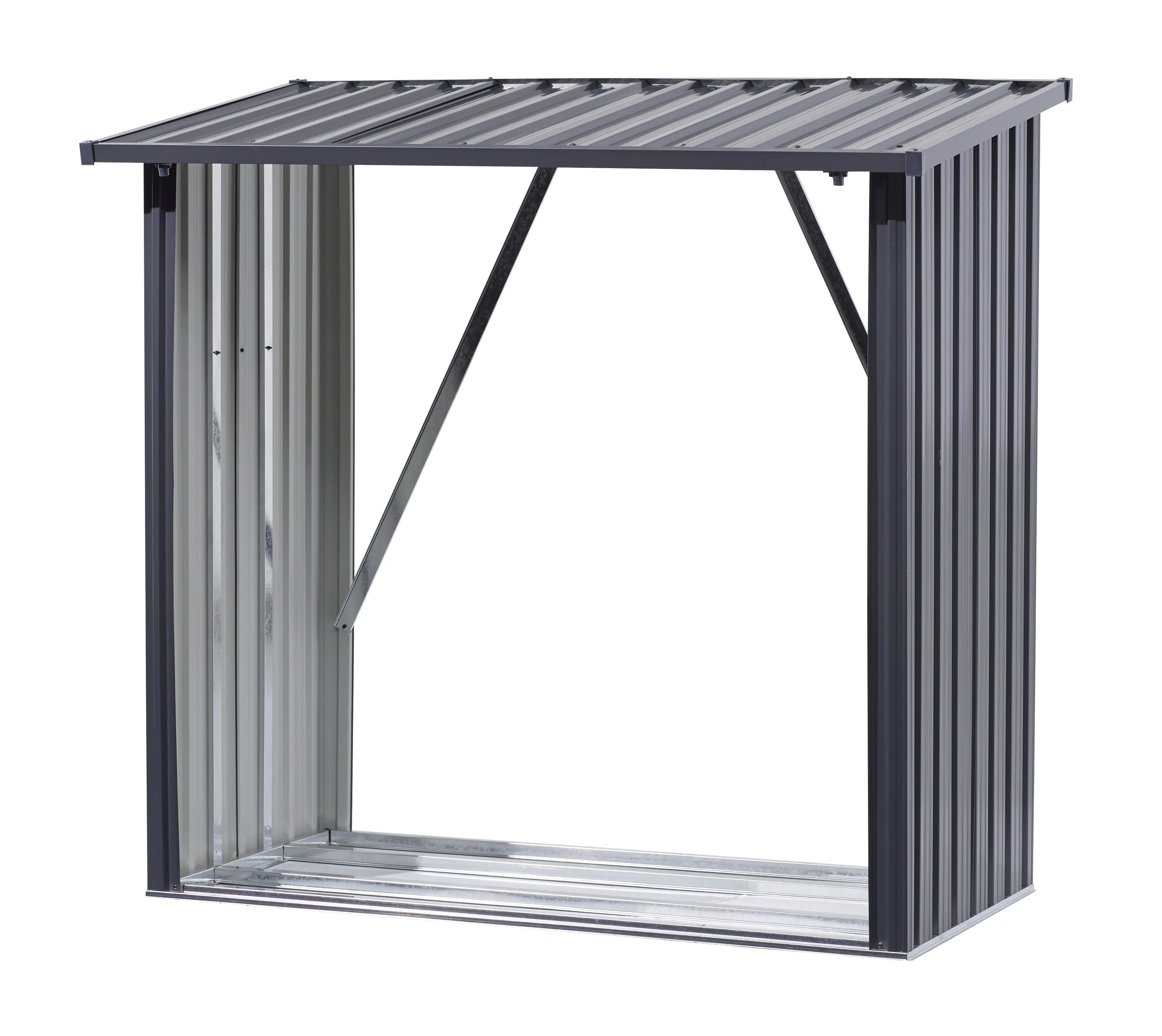 Floraworld Kaminholzregal L anthrazit  163 x 89  cm