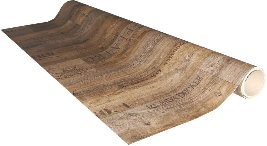 Andiamo Bodenbelag Vinyl Silent Coupon Holzdessin Stabparkett braun 4 m breit - im Wunschmaß