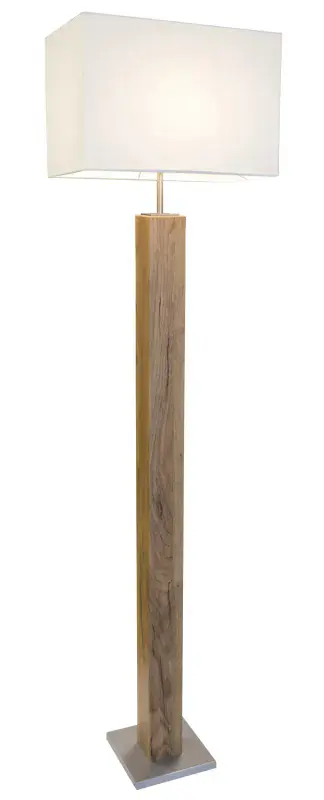 Globo Stehleuchte Gump 150 cm holzoptik hell