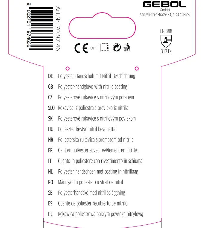 Handschuh Master Flex Eco