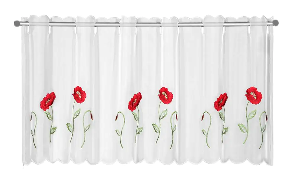 Neusser Collection Fertigpanneau Mohnblume, rot, 45 x 155 cm