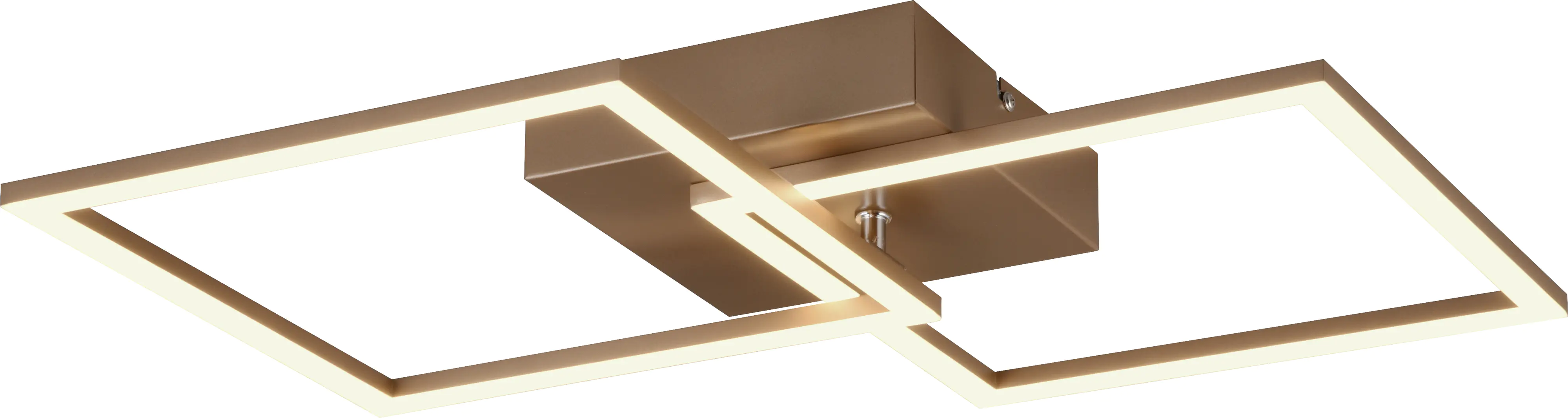 Trio Leuchten LED Deckenleuchte Trail 20W coffee