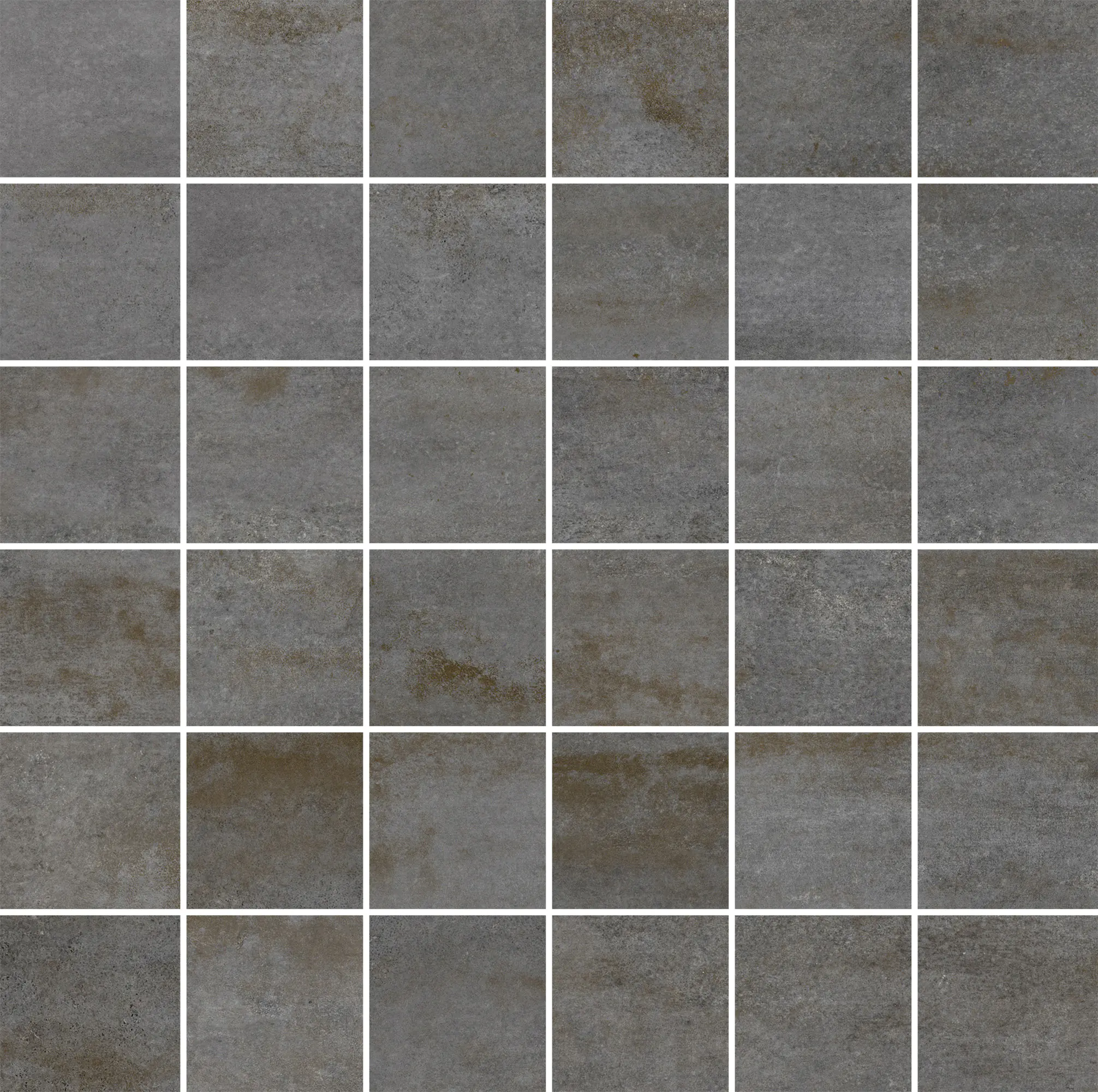 Vabene Mosaikfliese Allora Due grigio 30 x 30 cm grau