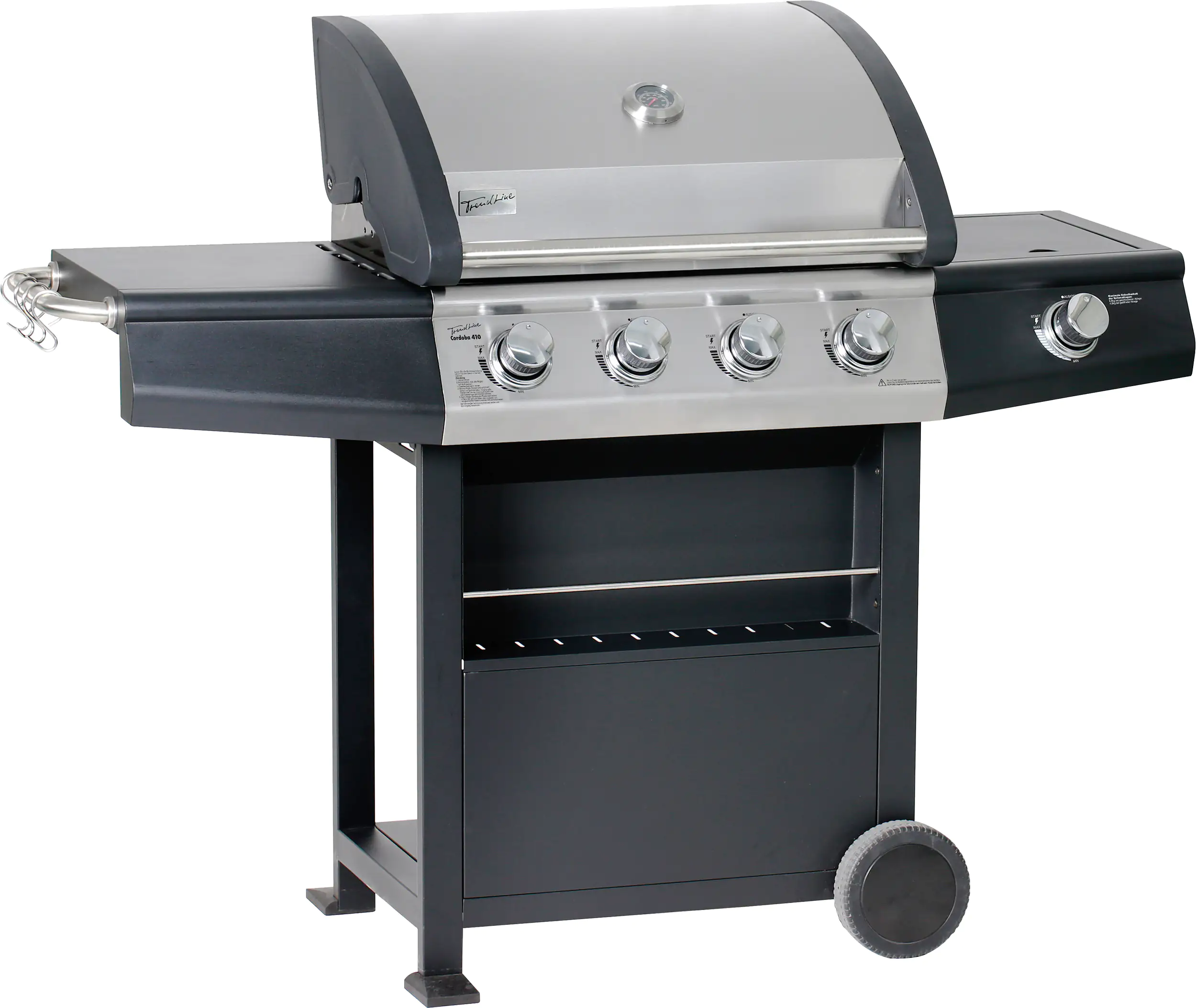 TrendLine Gasgrill Cordoba 410 Grillfläche: 63,5 x 40 cm