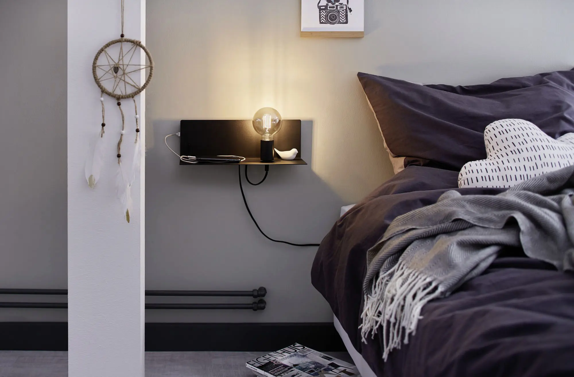 Paulmann LED Globe G95 E27 8W rauch