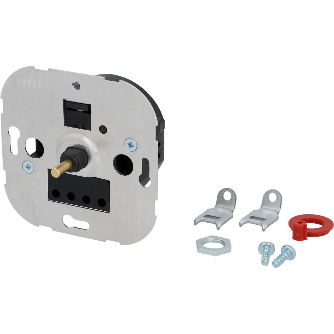 4008153308154_2 Unitec Schaltereinsatz für LED Dimmer Dreh-Ausschalter, 3 -100 Watt