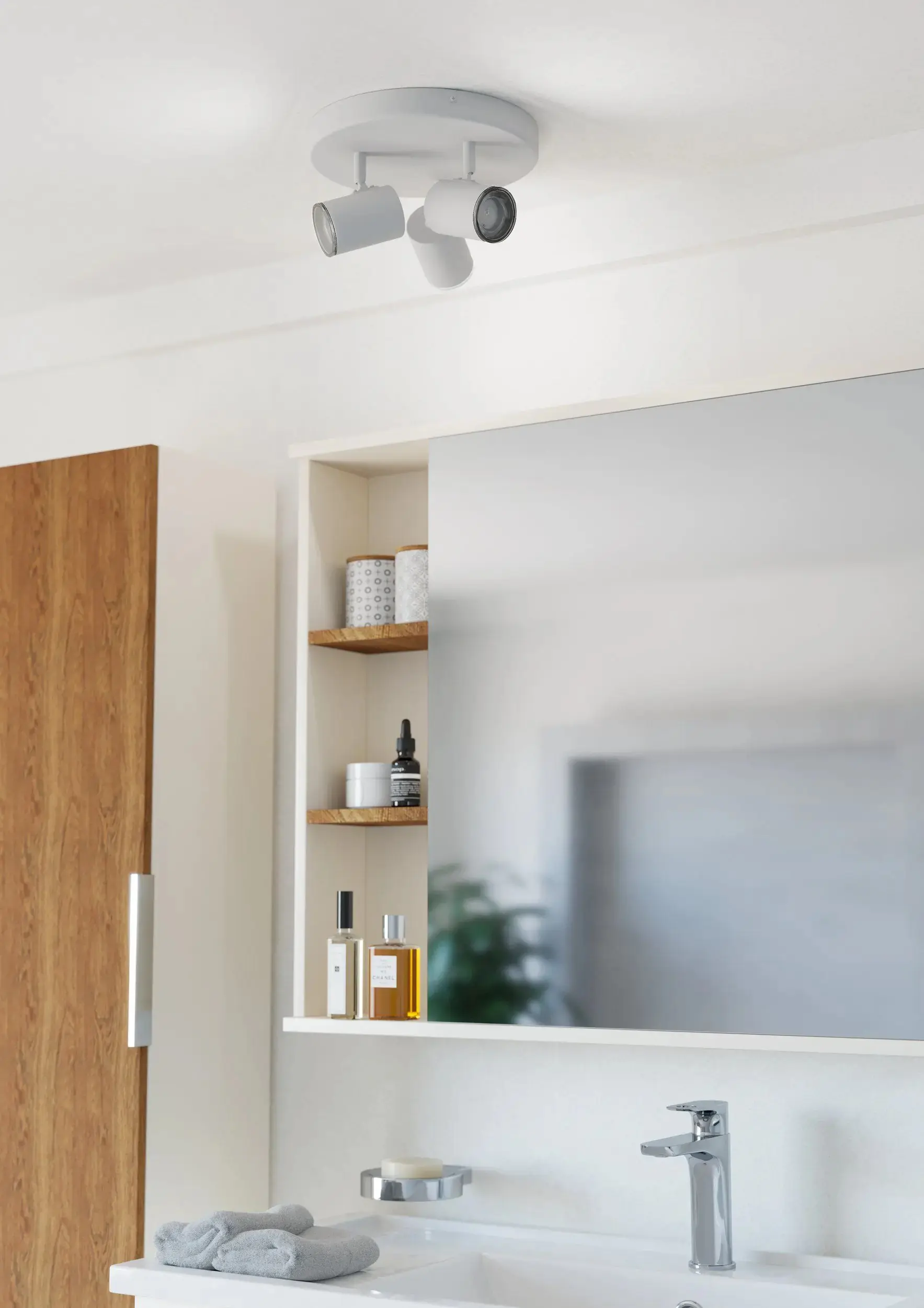 Eglo Leuchten 3er Spot Rondell Consuma 1 Ø 25 x 13 cm weiß