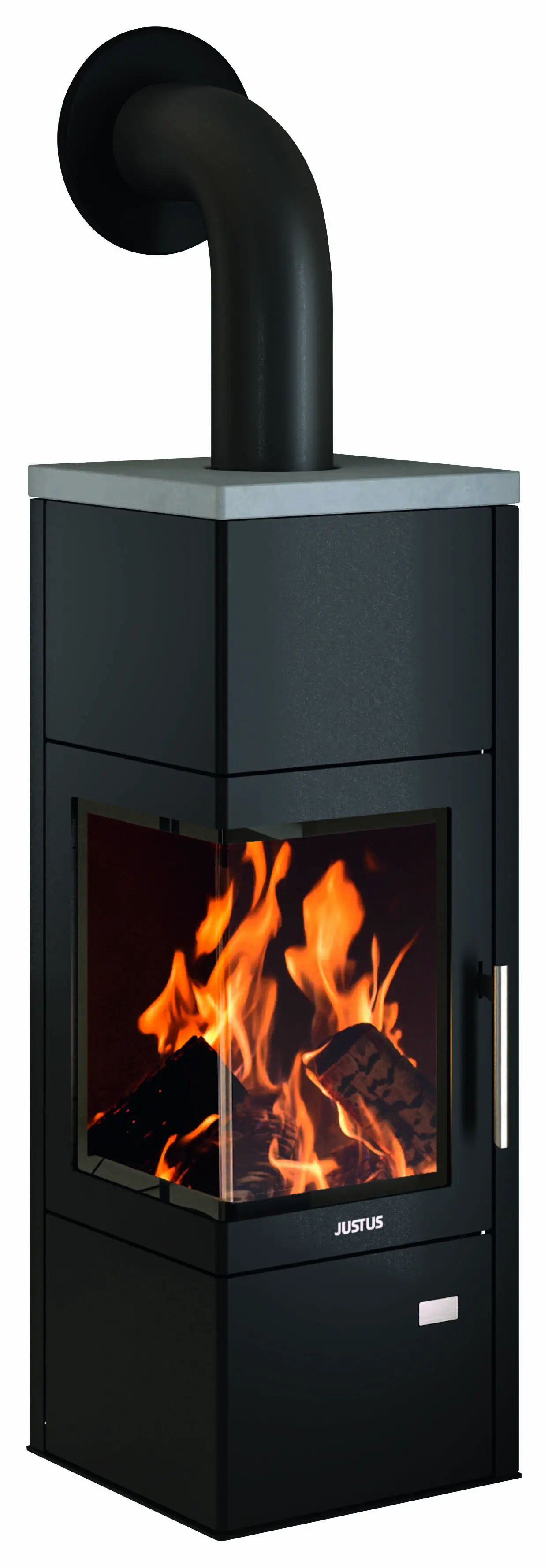 Justus Kaminofen Diego W+ Stahl schwarz inkl. Abdeckplatte Speckstein 6 Kw Justus Kaminofen Diego W+ Stahl schwarz inkl. Abdeckplatte Speckstein 6 Kw