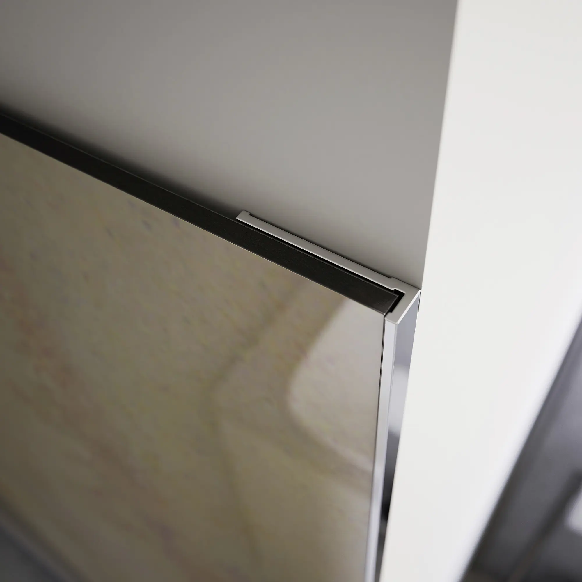 Breuer Abschlussprofil flächenbündig 1,7x0,7x255 cm, alu chromeffekt