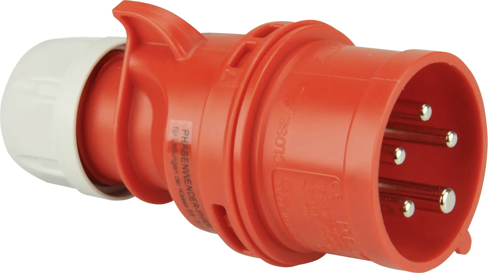 PCE CEE-Stecker 5-polig 16A Phasenwender rot PCE CEE-Stecker 5-polig 16A Phasenwender rot