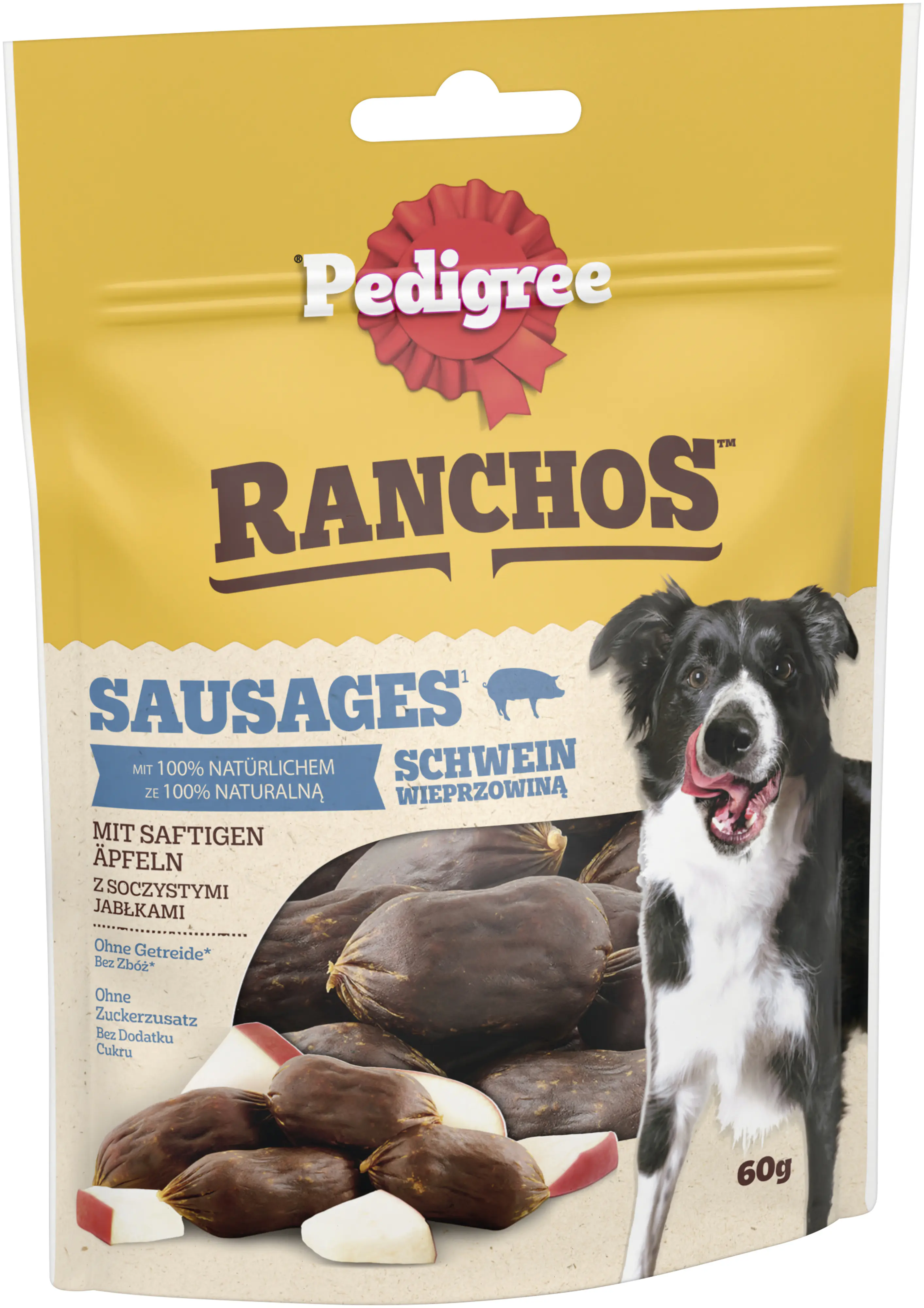 Pedigree Hundeleckerli Ranchos Saus Ages 60 g Schwein