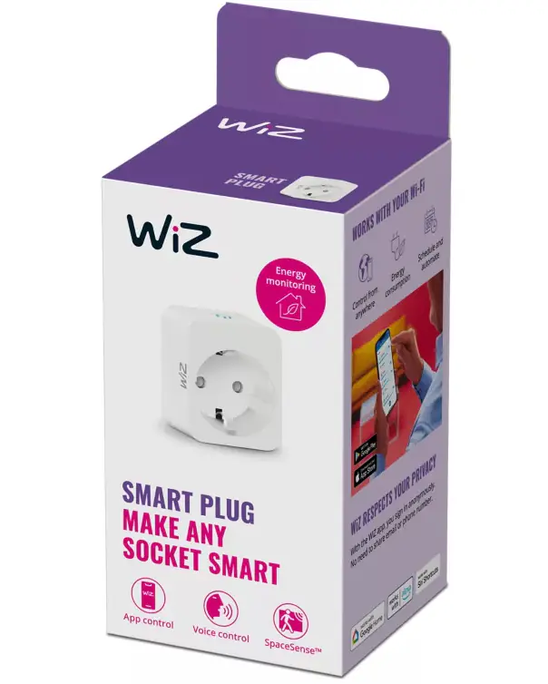 Wiz smarte Zwischen-Steckdose 2300 W weiß