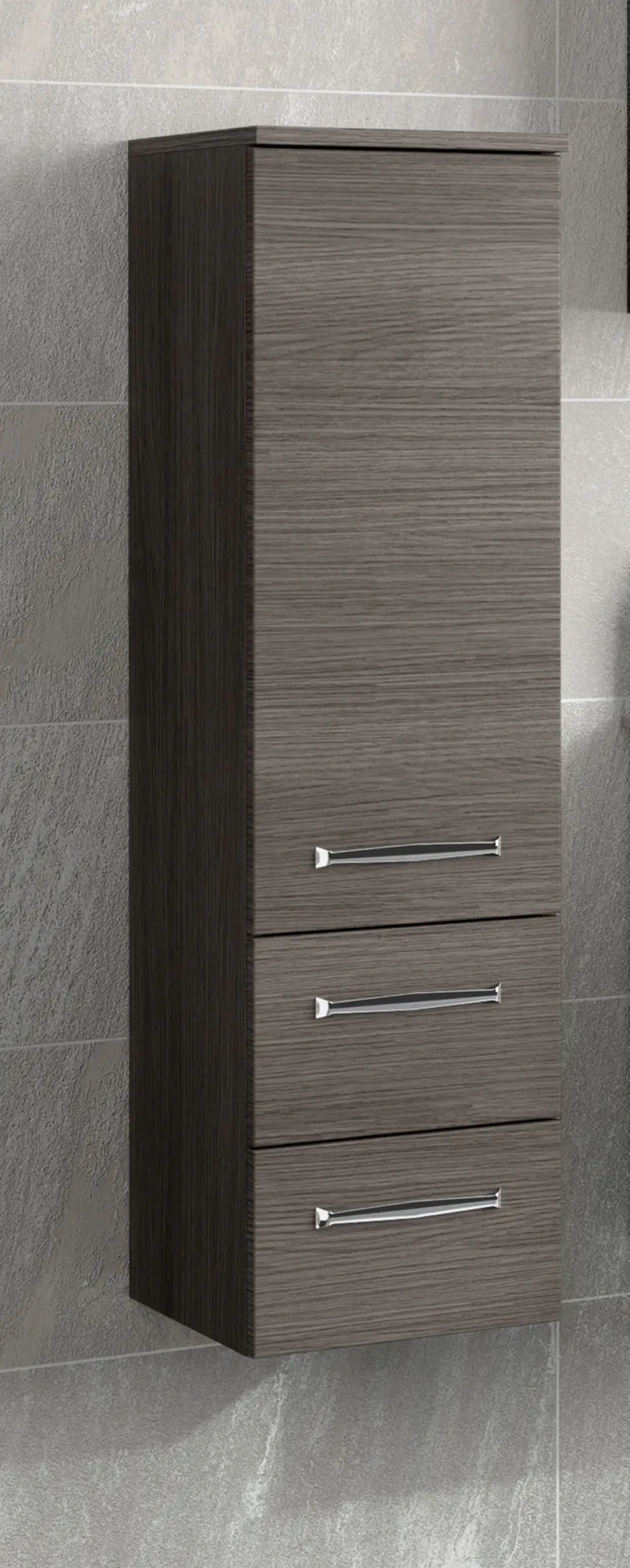 Pelipal Midischrank Trentino Beimöbel graphit struktur quer