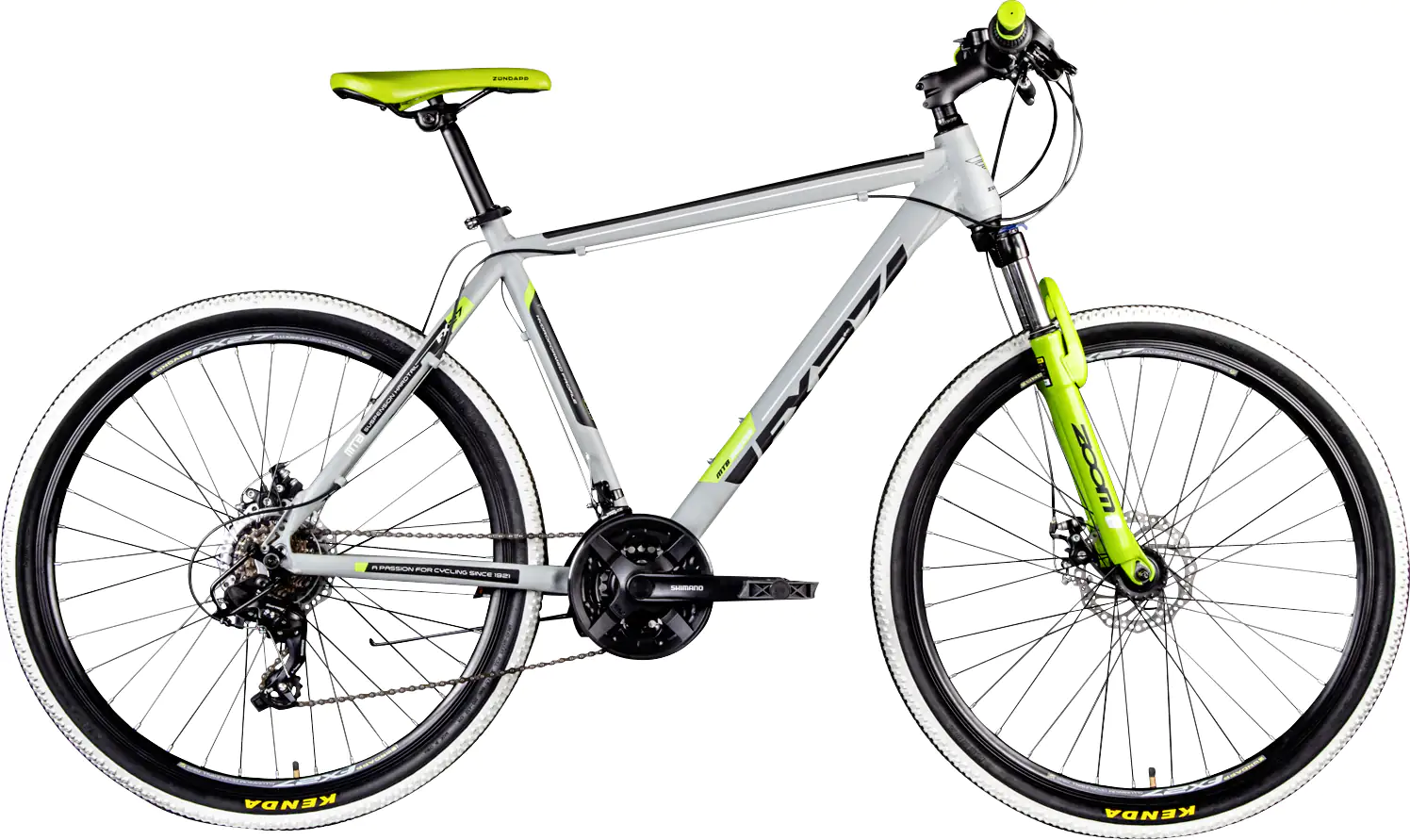 Zündapp Mountainbike FX27 650B MTB Hardtail 27,5 Zoll RH 48cm 21-Gang grau grün Zündapp Mountainbike FX27 650B MTB Hardtail 27,5 Zoll RH 48cm 21-Gang grau grün