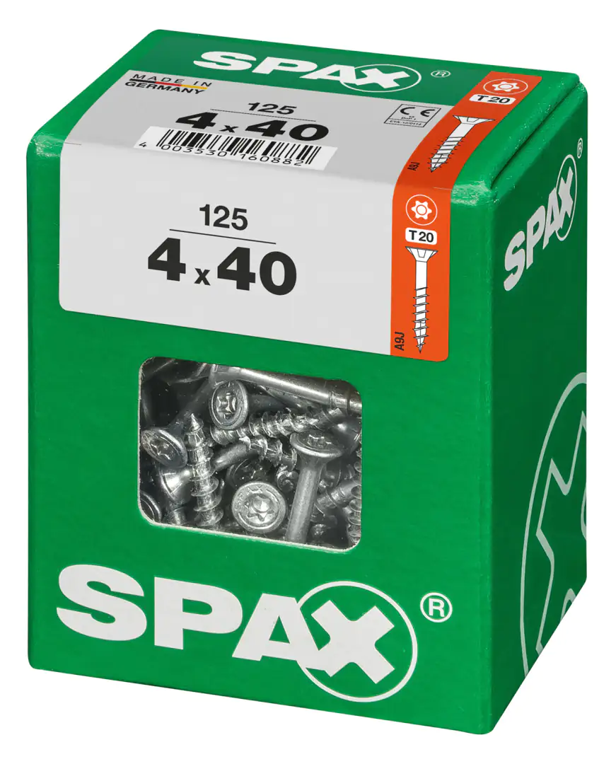 Spax Universalschrauben 4.0 x 40 mm TX 20 - 125 Stk.