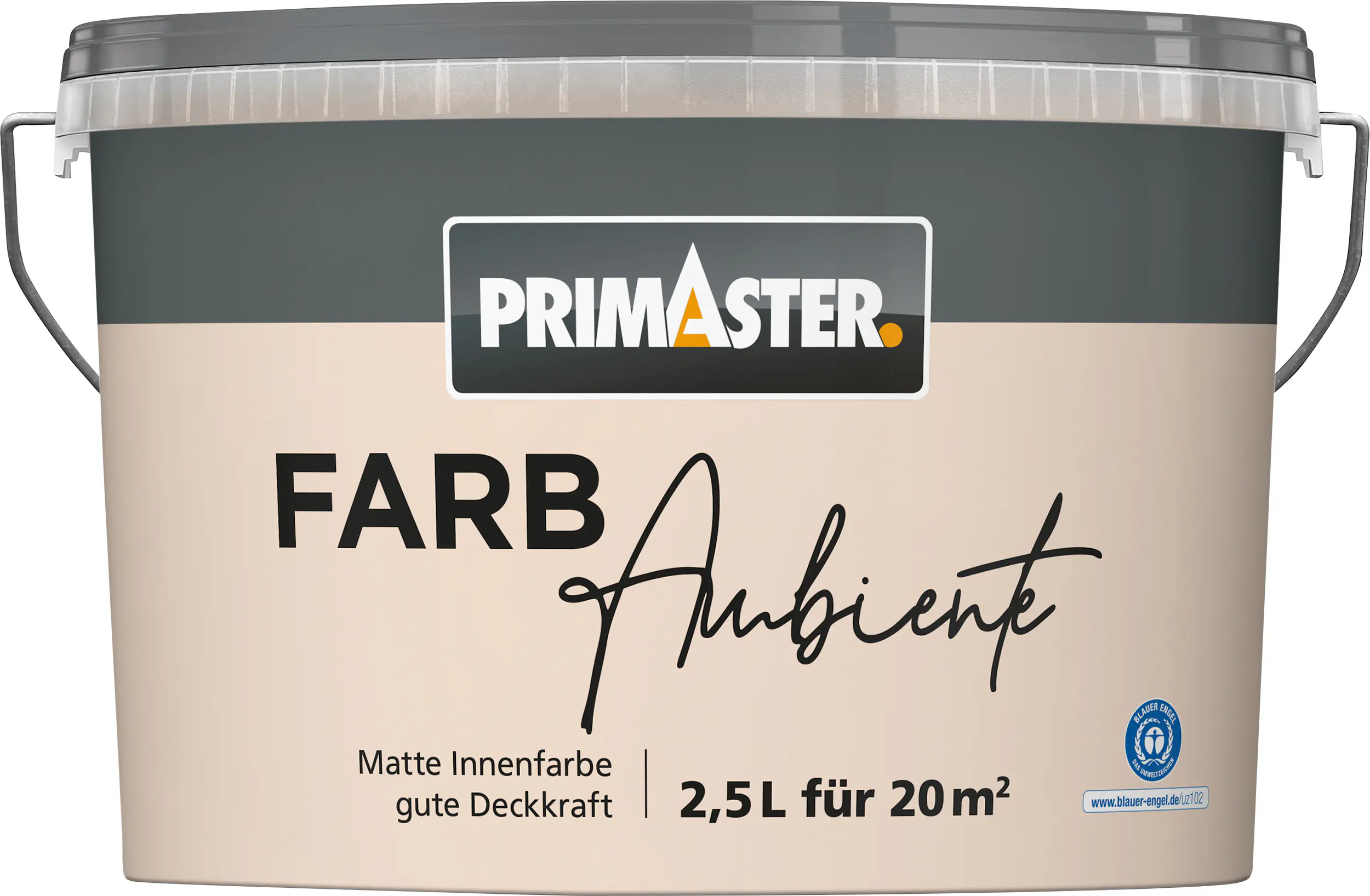 Primaster Farbambiente Wandfarbe matt nude 2,5 L