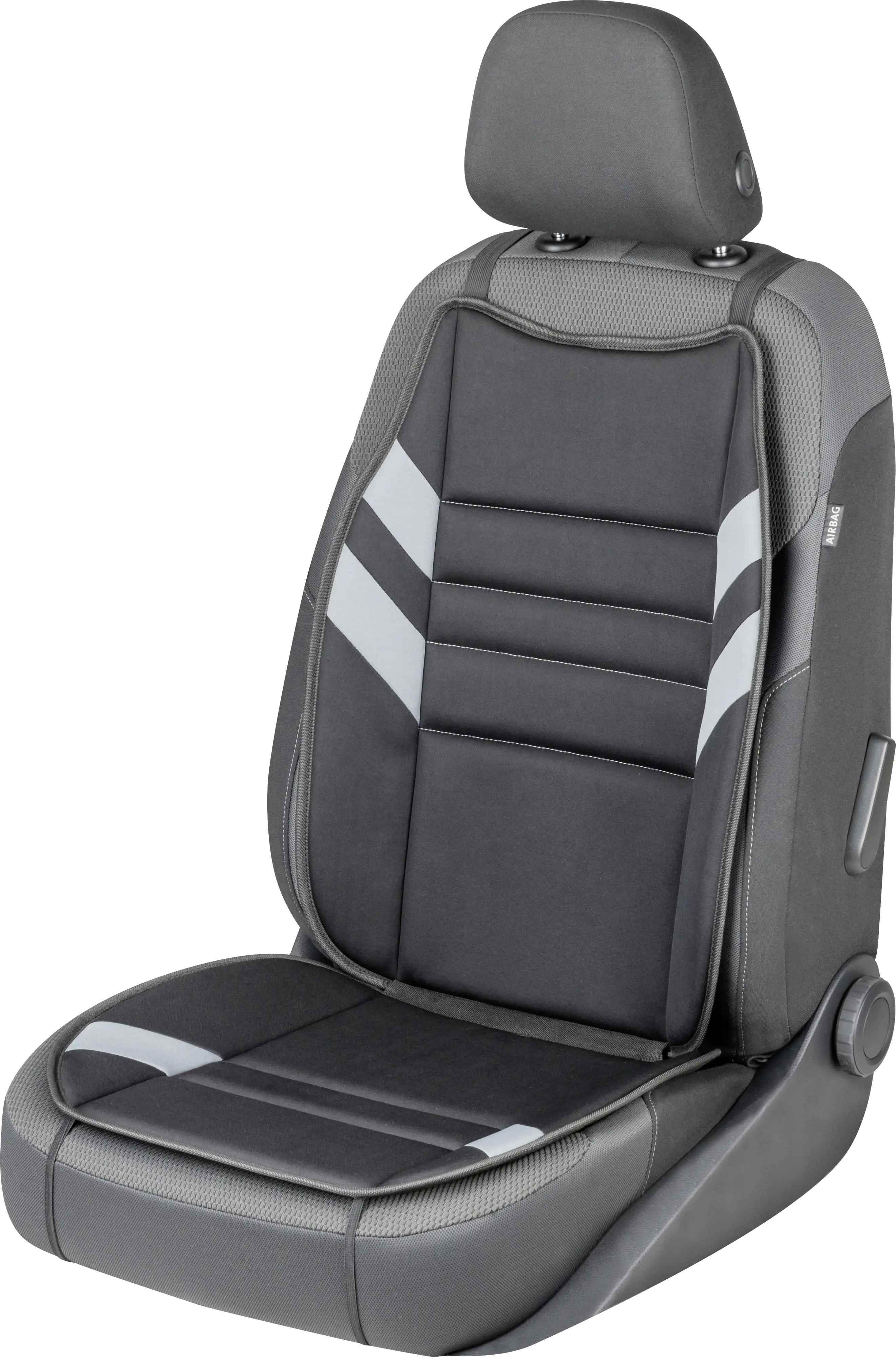 Walser PKW Sitzauflage Britt schwarz grau 1-teilig 11677