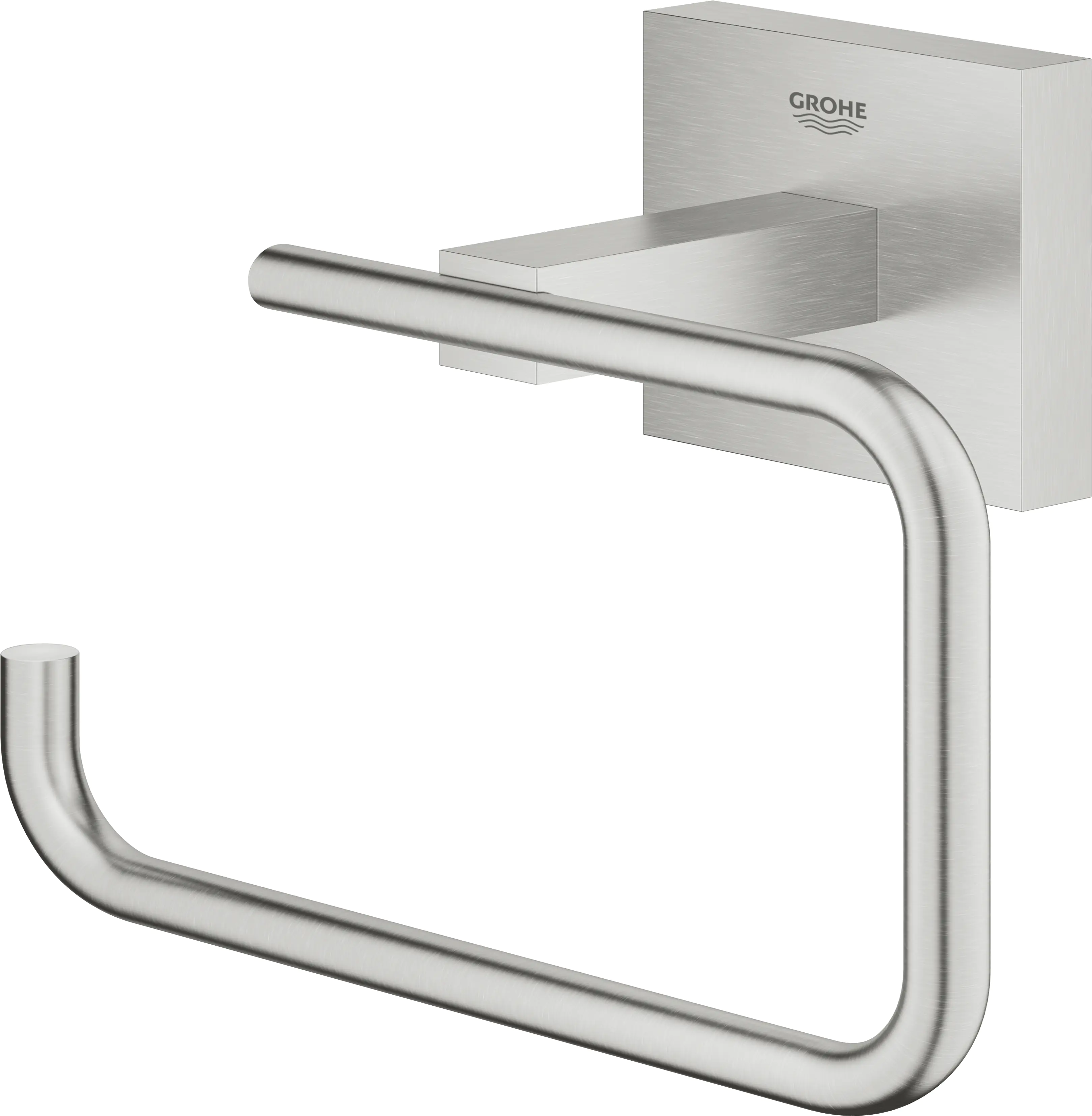 Grohe Start Cube WC-Papierhalter supersteel klebbar Grohe Start Cube WC-Papierhalter supersteel klebbar
