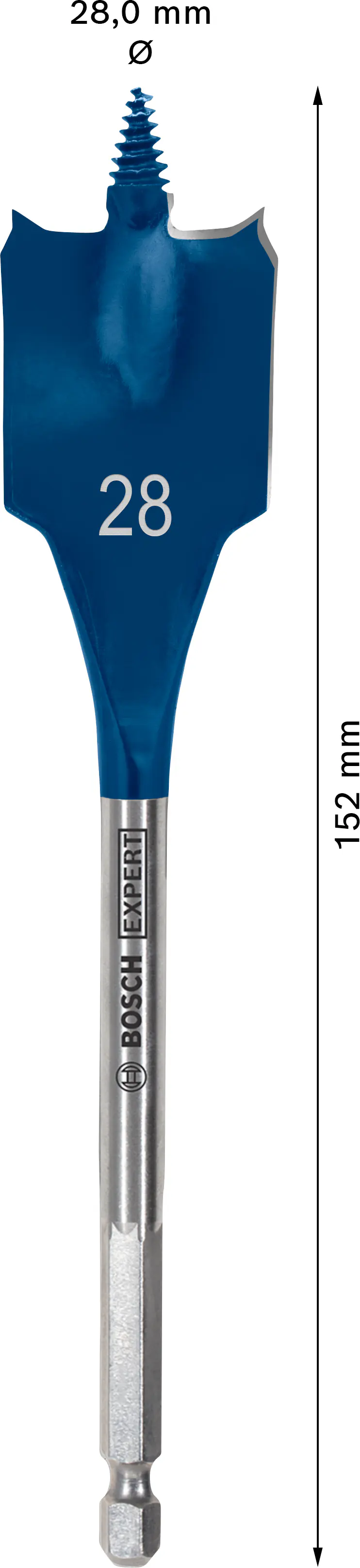 Bosch Expert Self Cut Speed Flachfräsbohrer 28 x 152 mm