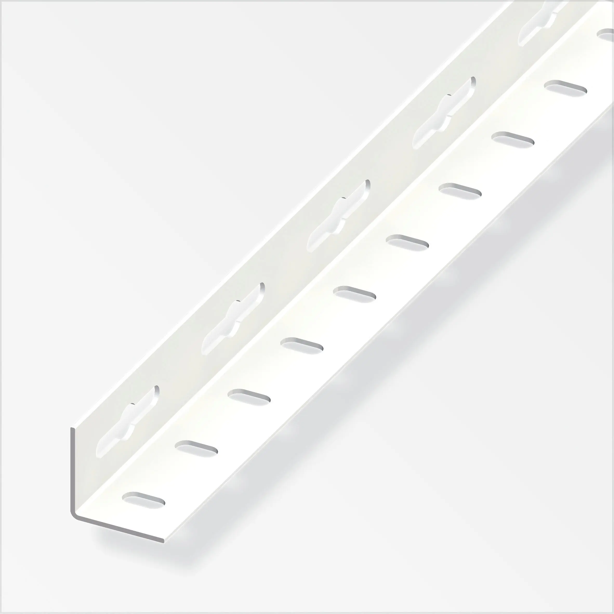 alfer Winkel 2.5 m, 23.5 x 23.5 mm Stahl beschichtet weiss alfer Winkel 2.5 m, 23.5 x 23.5 mm Stahl beschichtet weiss
