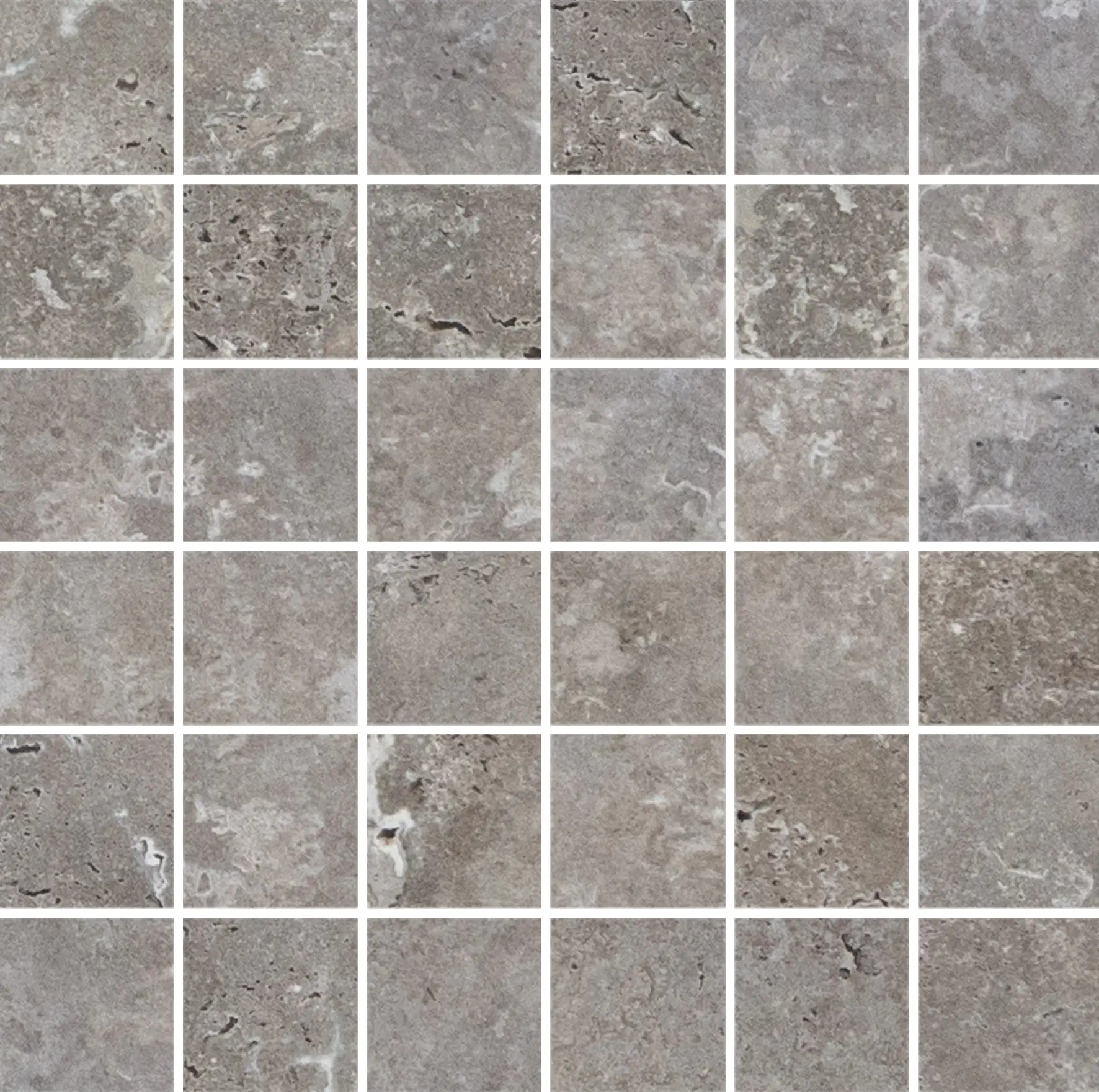 Mosaik Travertino 30 x 60 cm grau