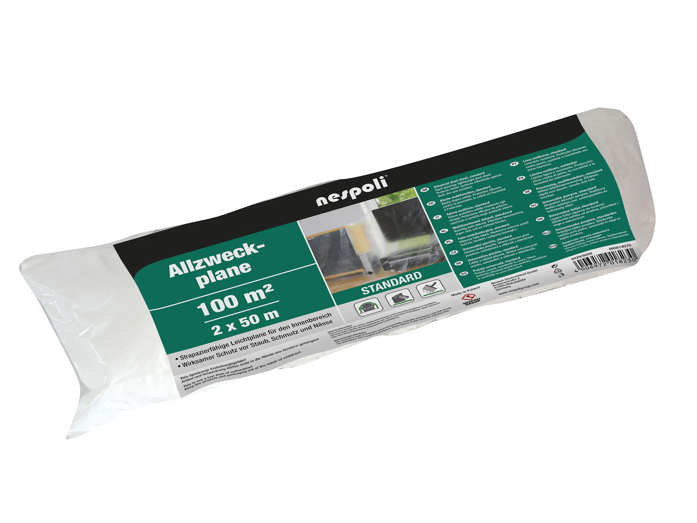 Nespoli Abdeckfolie auf Rolle 2 x 50 m Nespoli Abdeckfolie auf Rolle 2 x 50 m