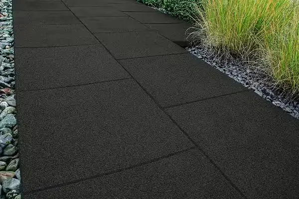 Fallschutzplatte 40 x 40 x 2,5 cm anthrazit