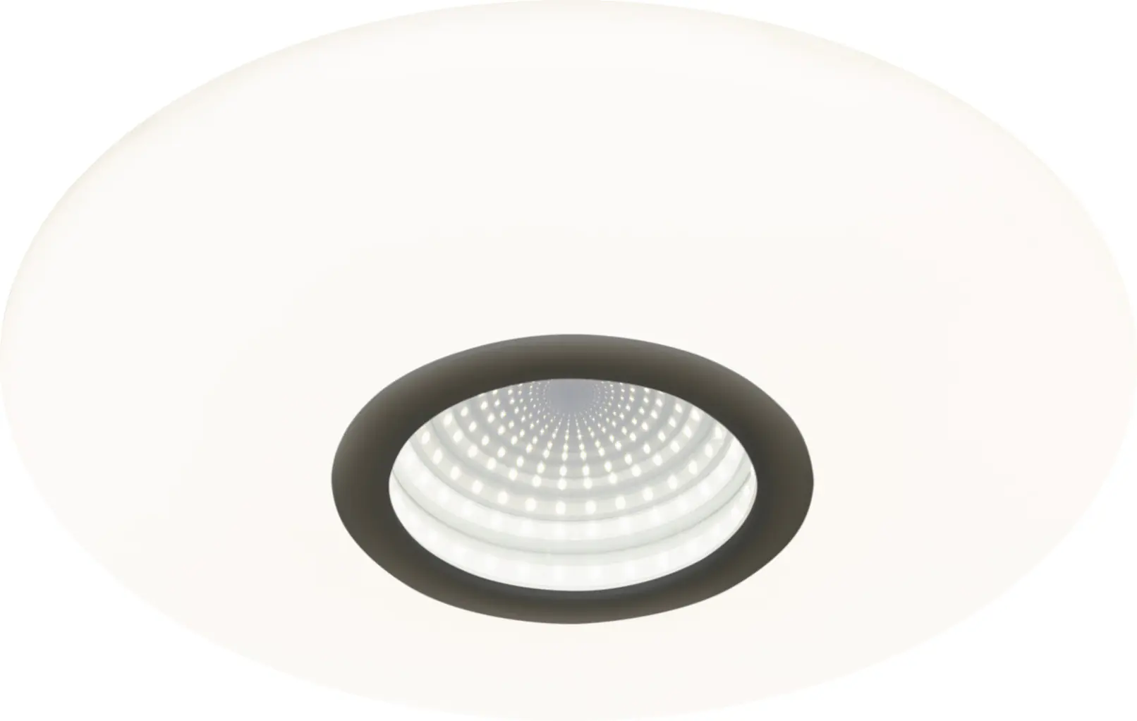 Light & More LED-Deckenleuchte weiß Ø 35 x 5,7 cm warmweiß 