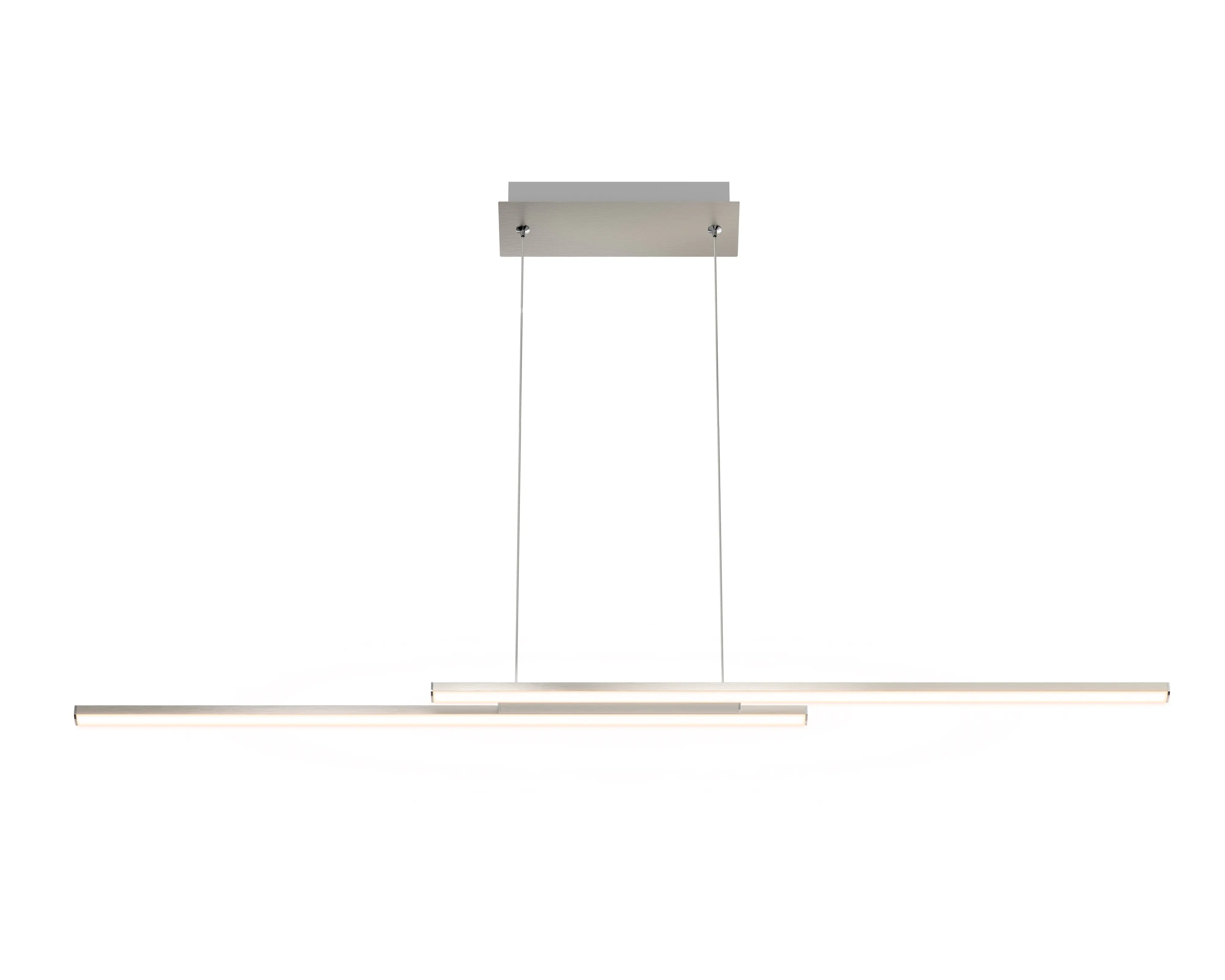 LED Pendelleuchte Nora silber 105 cm warmweiß